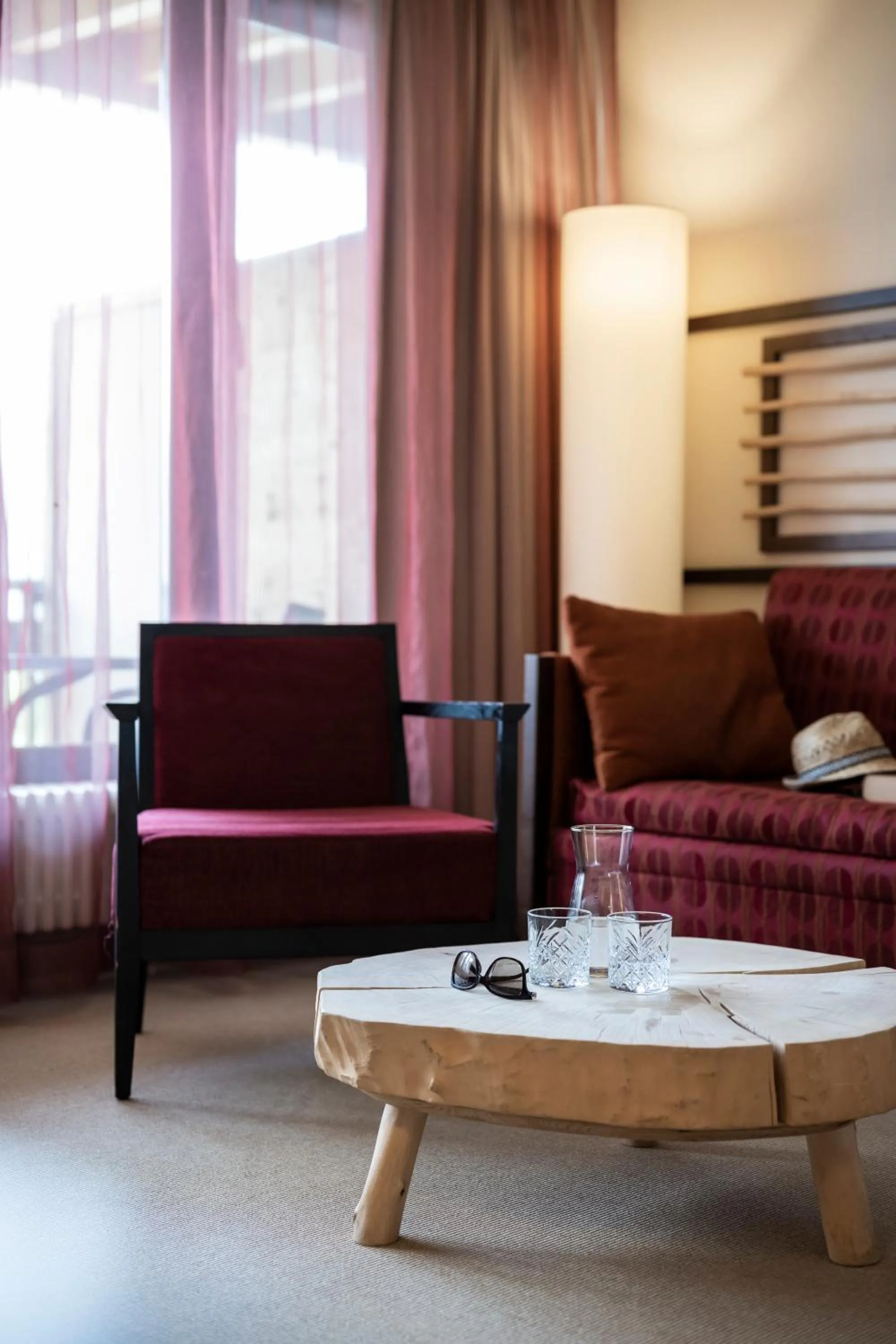 Seating area, Bed in Das Mühlwald - Quality Time Family Resort