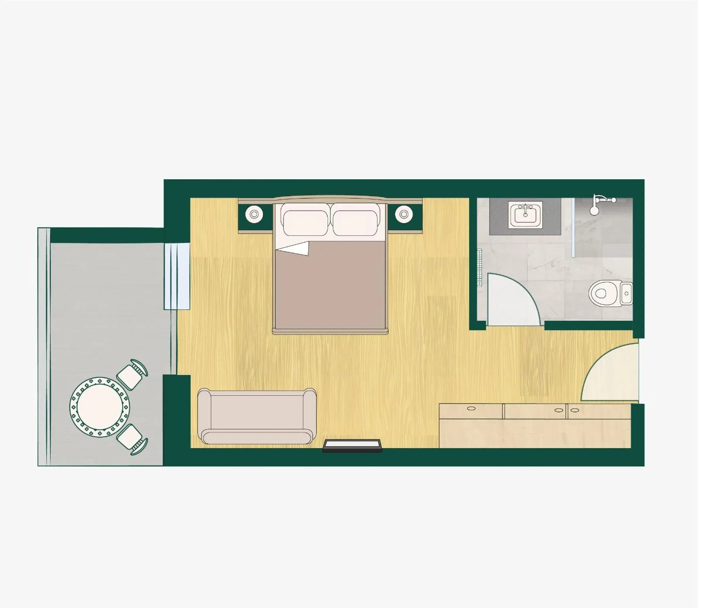 Deluxe Double Room with Balcony in Das Mühlwald - Quality Time Family Resort Deluxe Double Room with Balcony in Das Mühlwald - Quality Time Family Resort