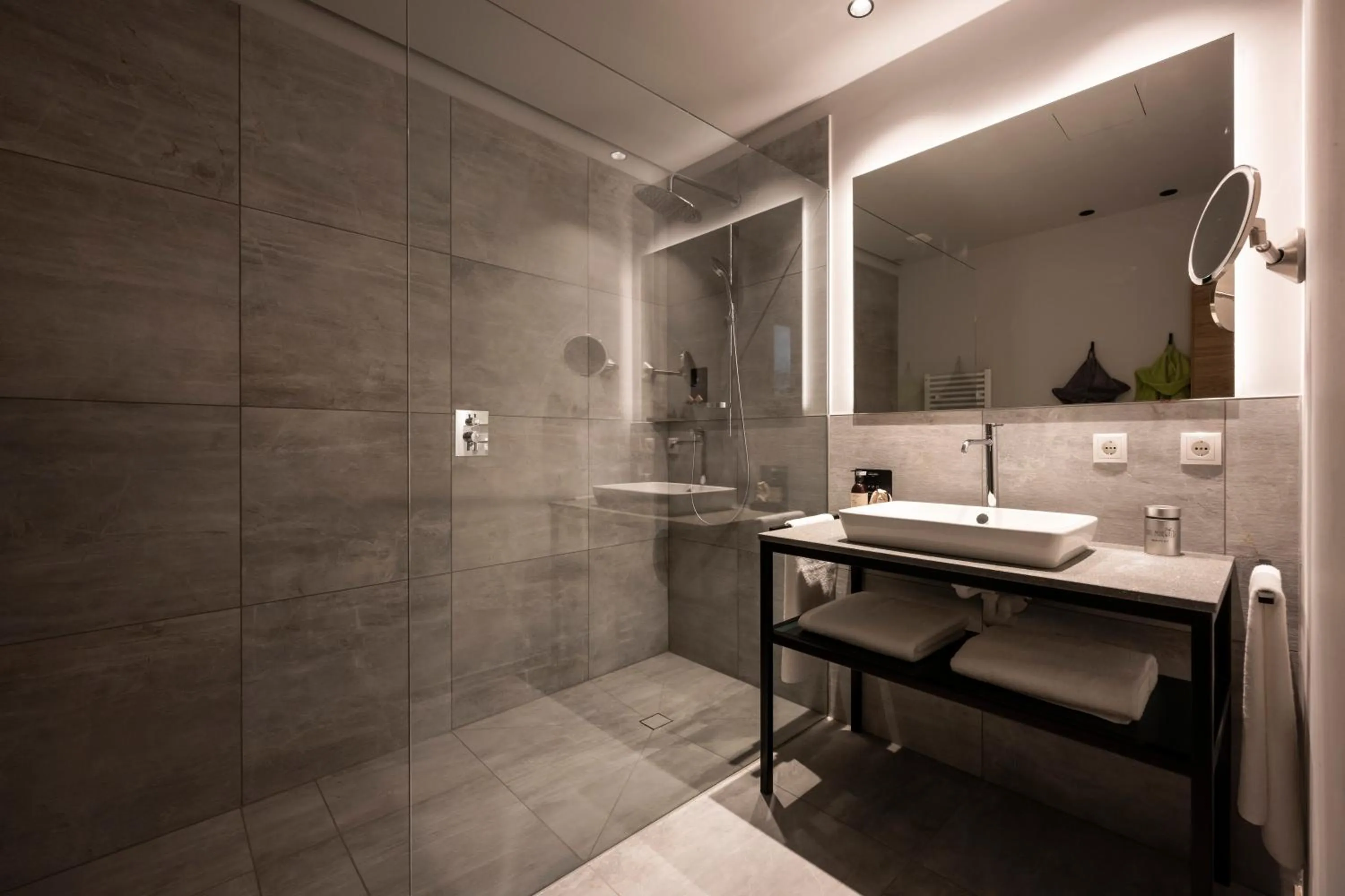 Bathroom in Das Mühlwald - Quality Time Family Resort