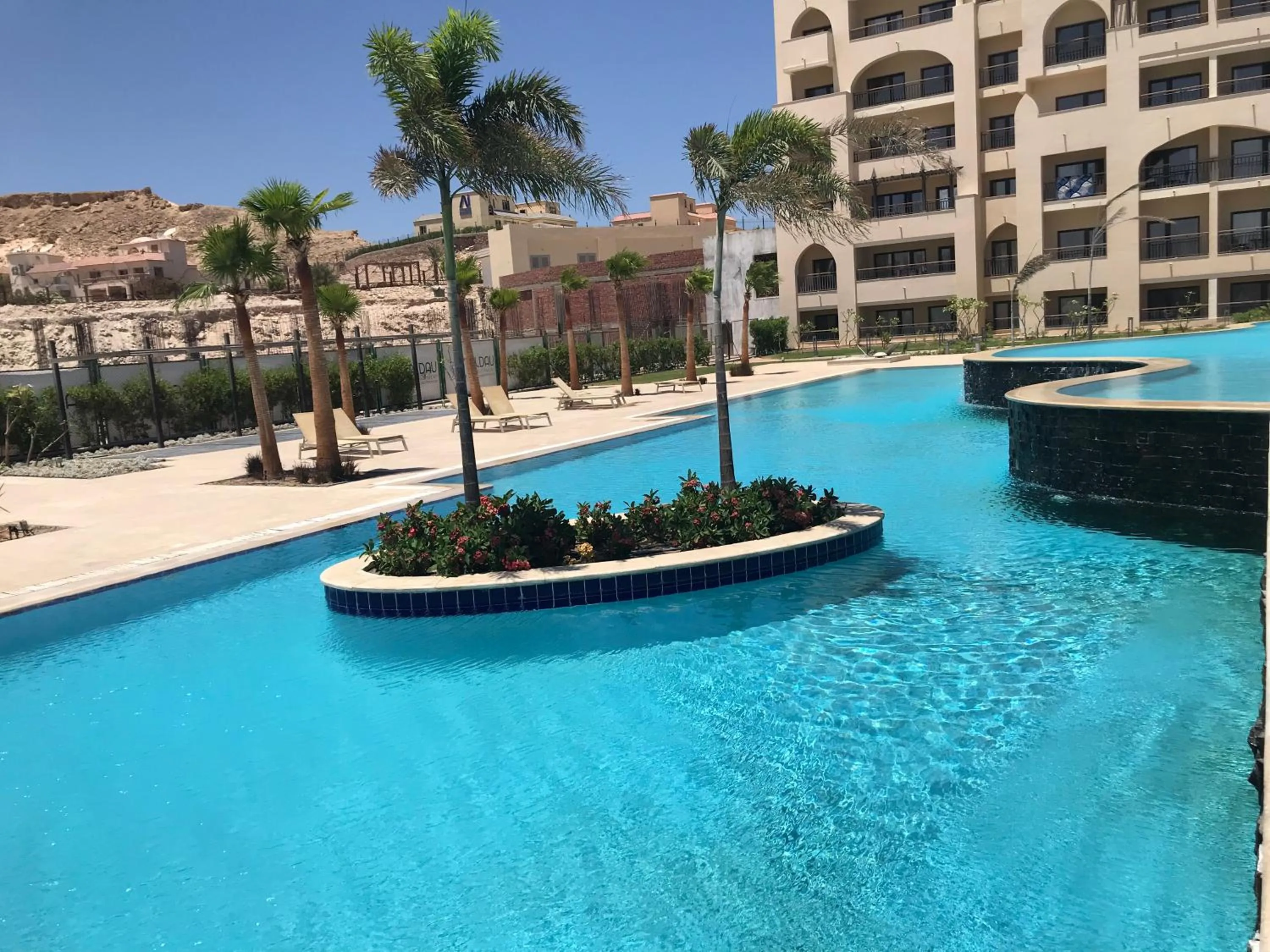 Swimming pool in AlDau Heights Apartments