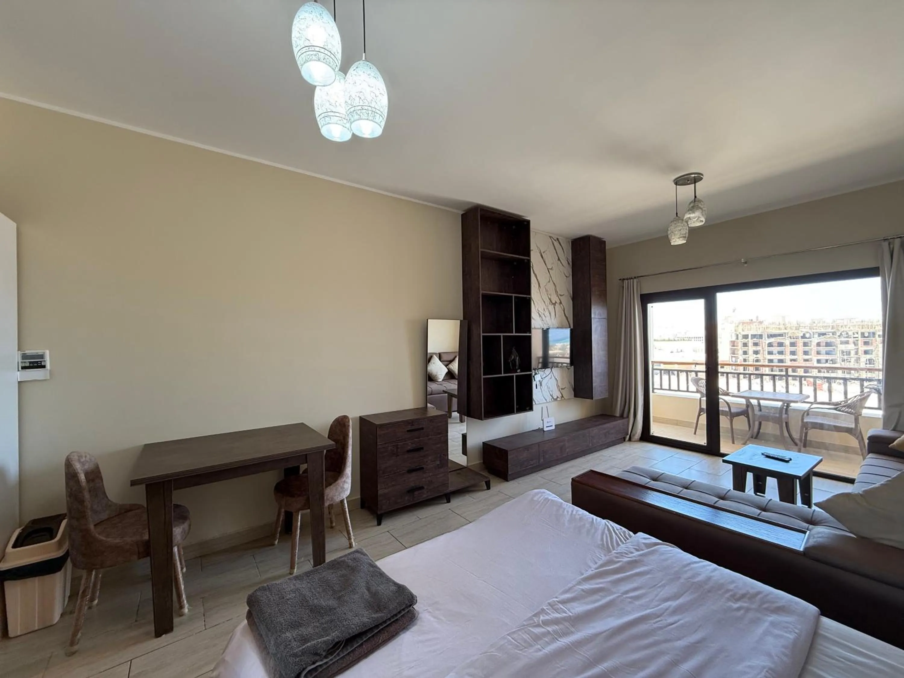 Bed in AlDau Heights Apartments