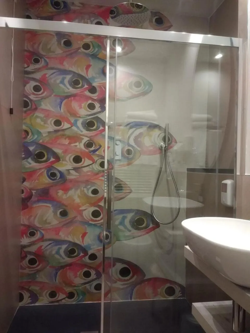 Bathroom in Piccolo Hotel