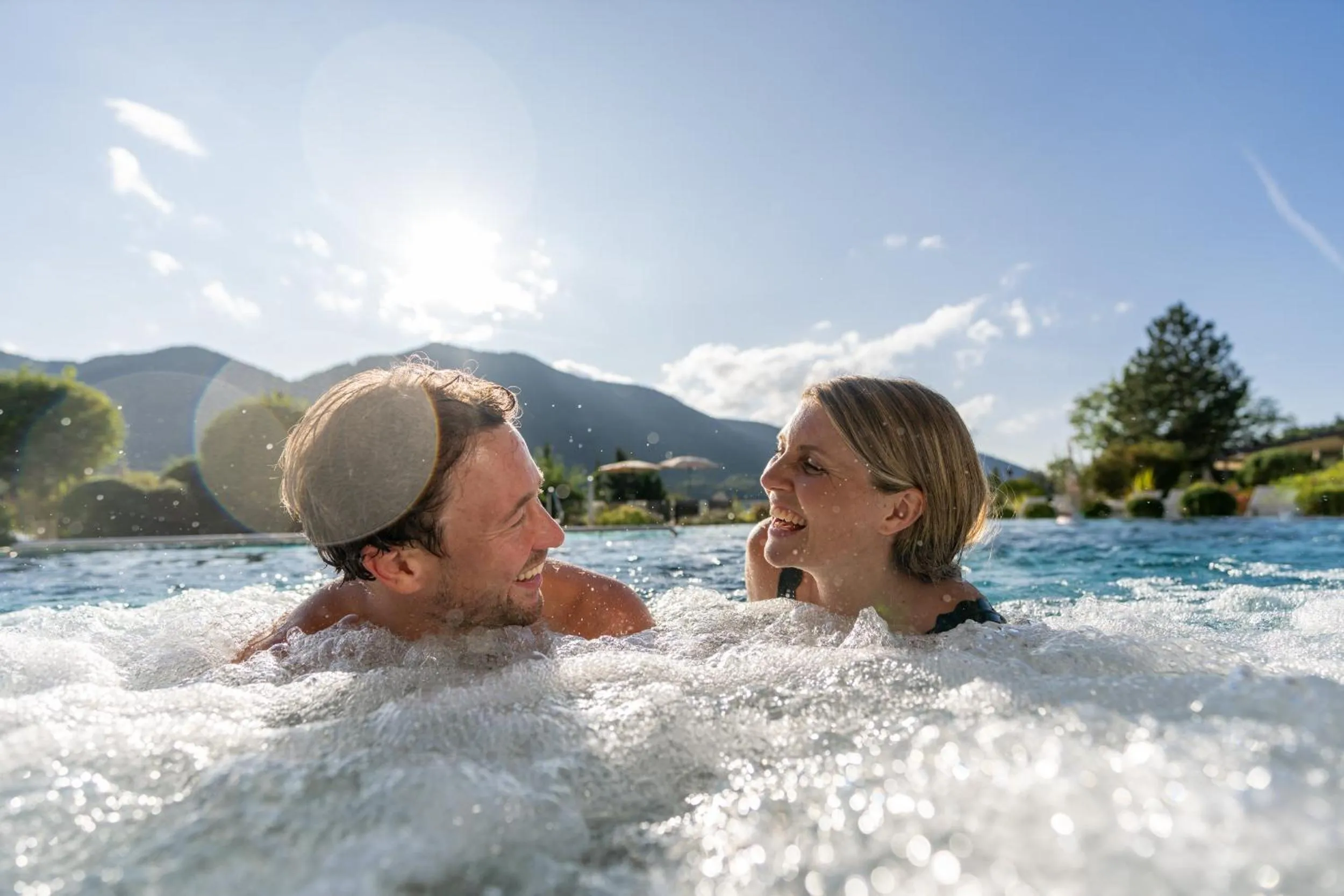 Swimming pool in Waldhof Fuschlsee Resort