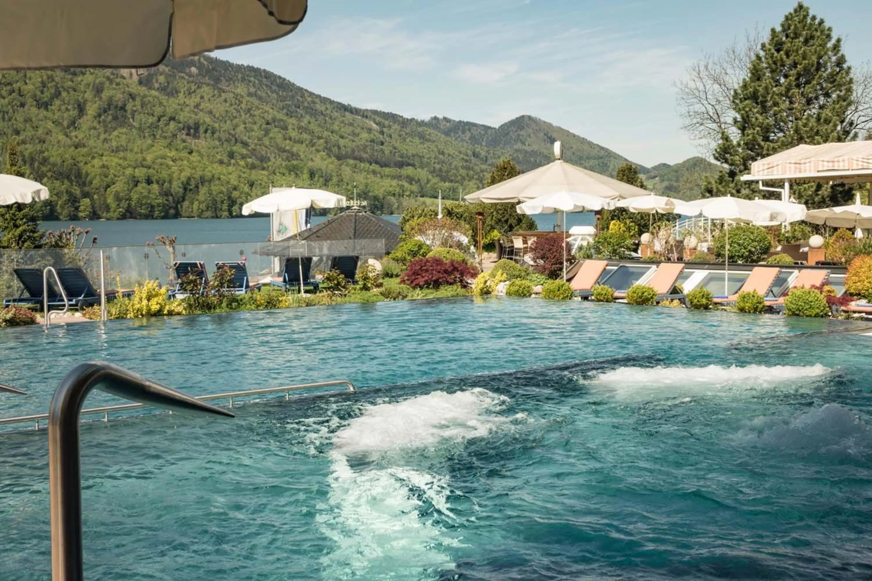Swimming pool in Waldhof Fuschlsee Resort