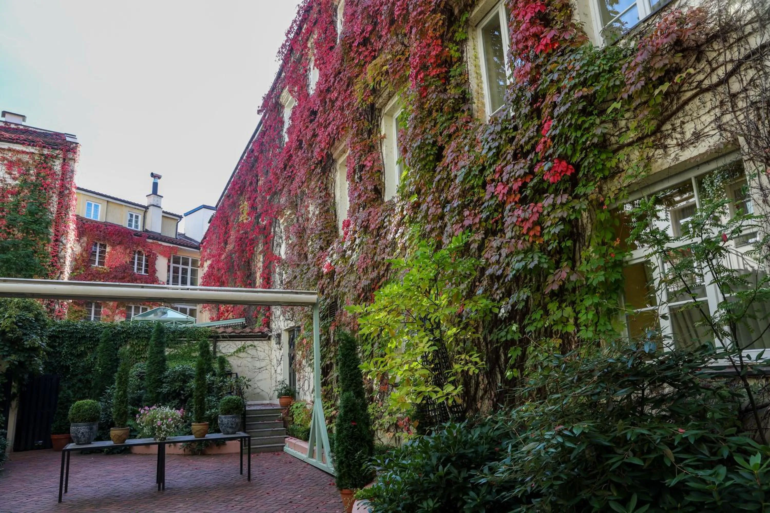 Garden view in Stikliai Palace Residence