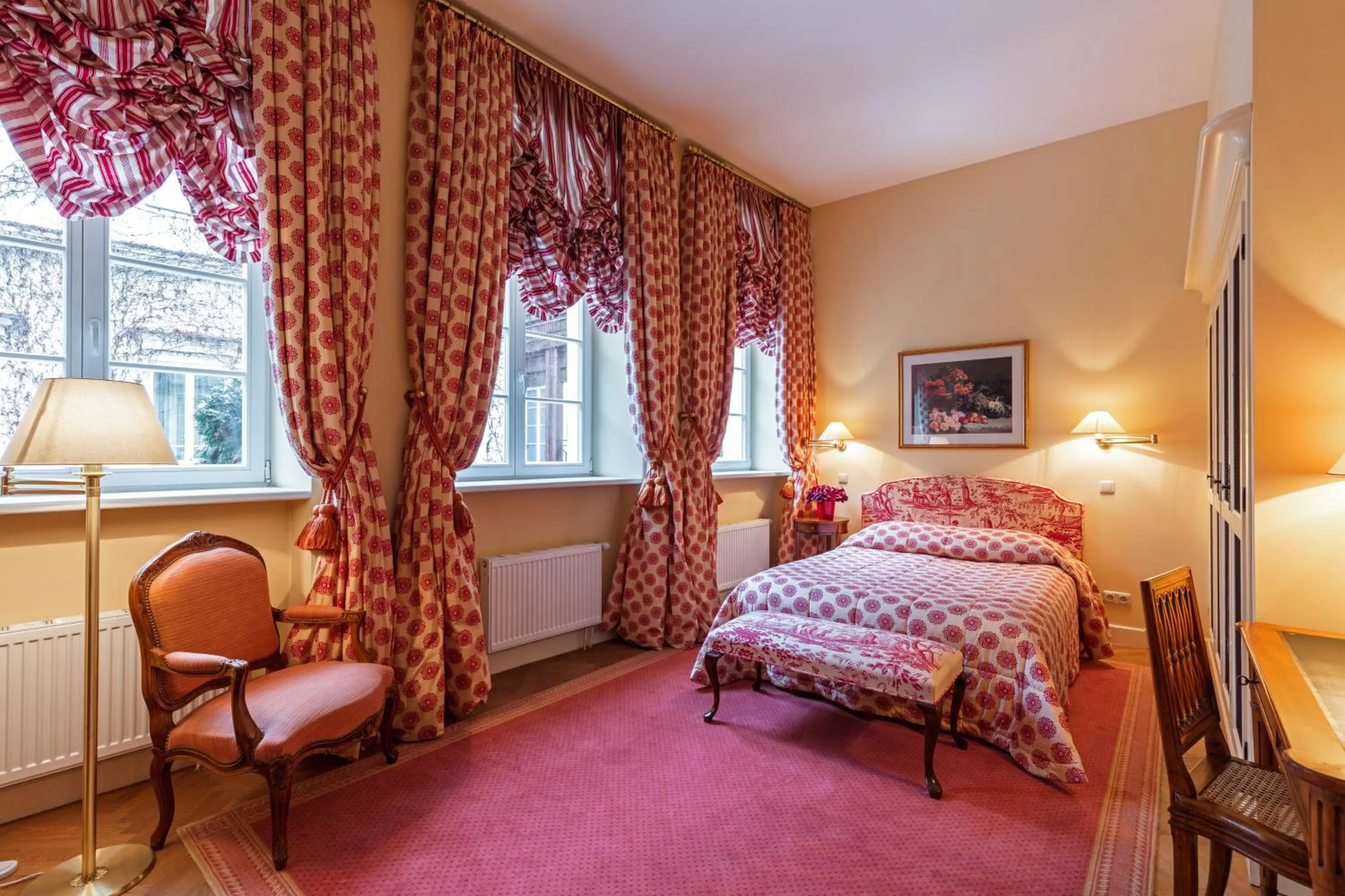 Bedroom, Bed in Stikliai Palace Residence