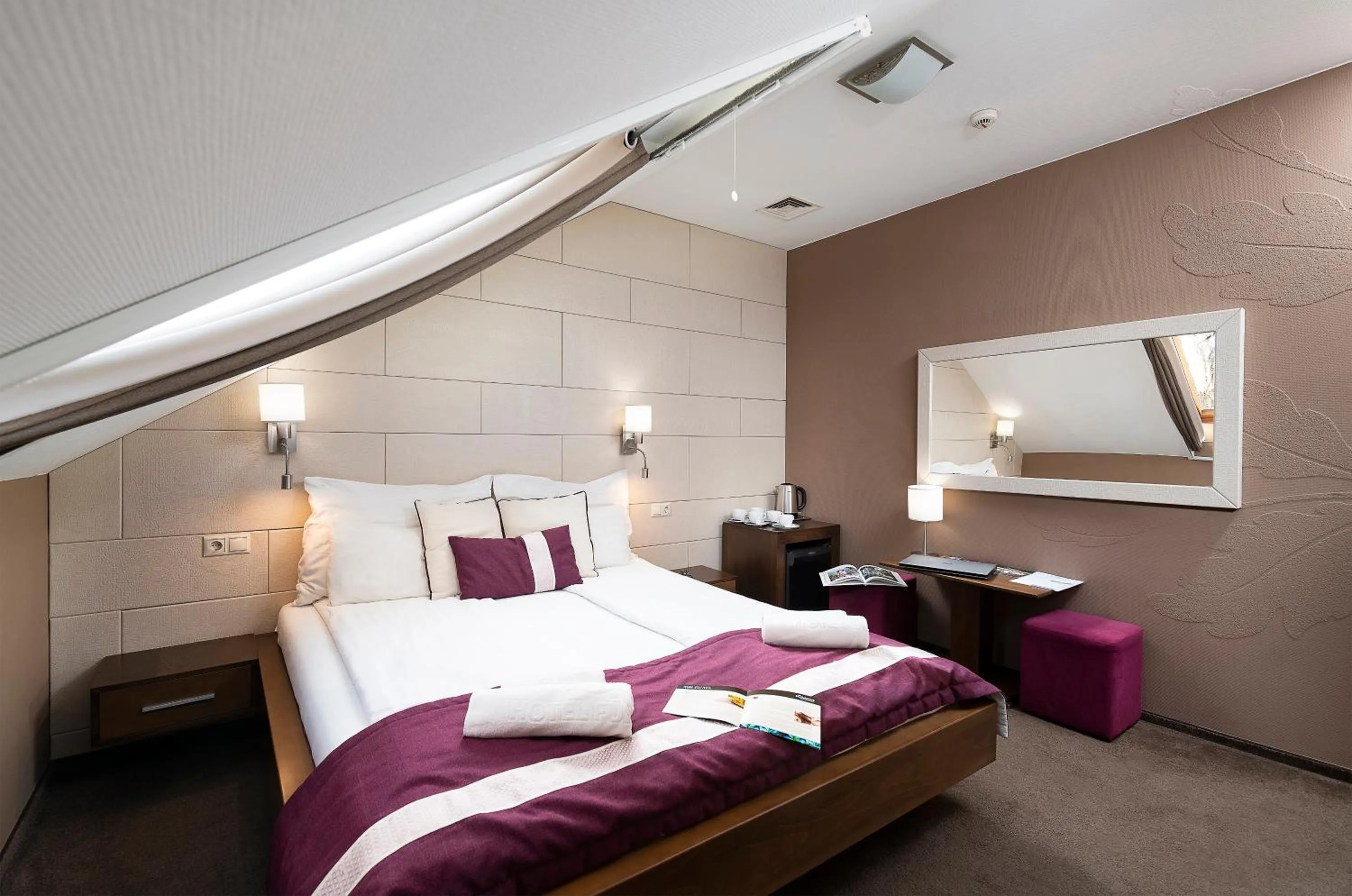 Bed in Hotel Fürdőház