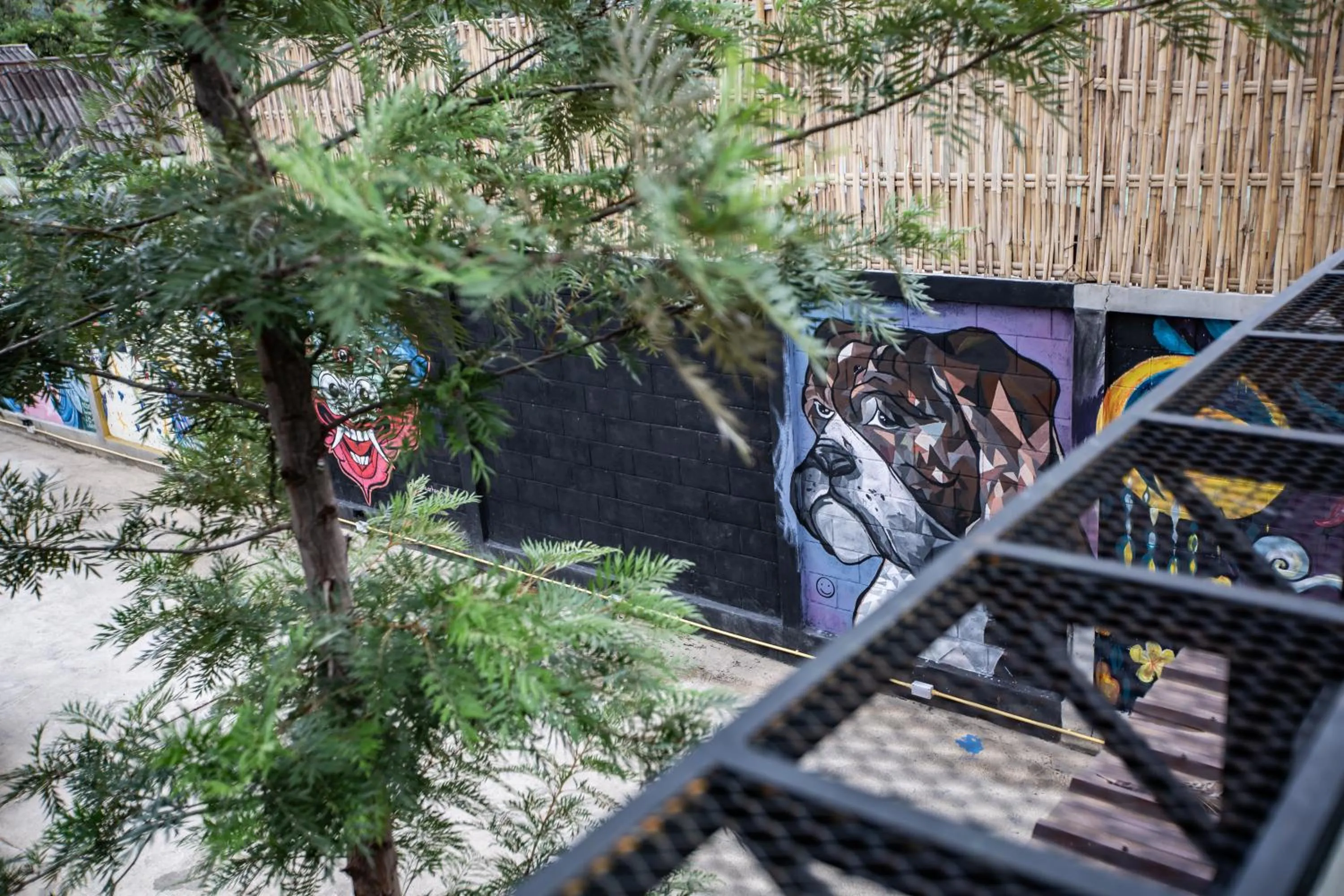 Balcony/Terrace in Pai My Way Hostel