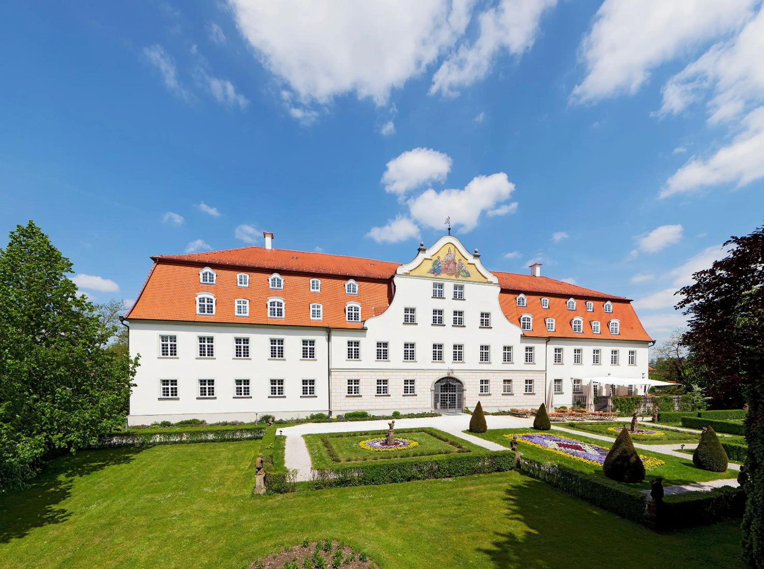 Facade/entrance in Schloss Lautrach