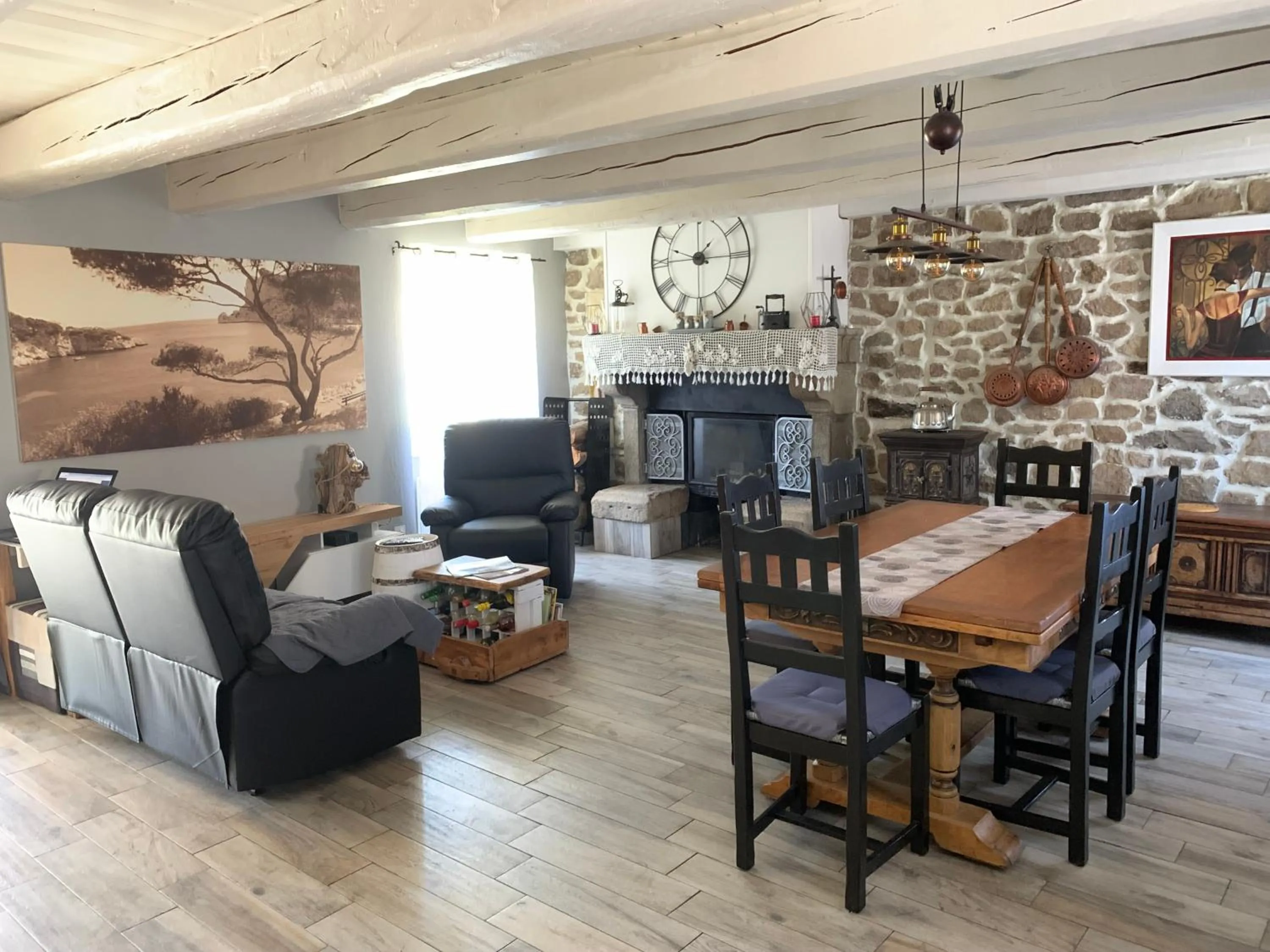 Living room in Chambres d'Hôtes LES VERGERS DE LOUISE