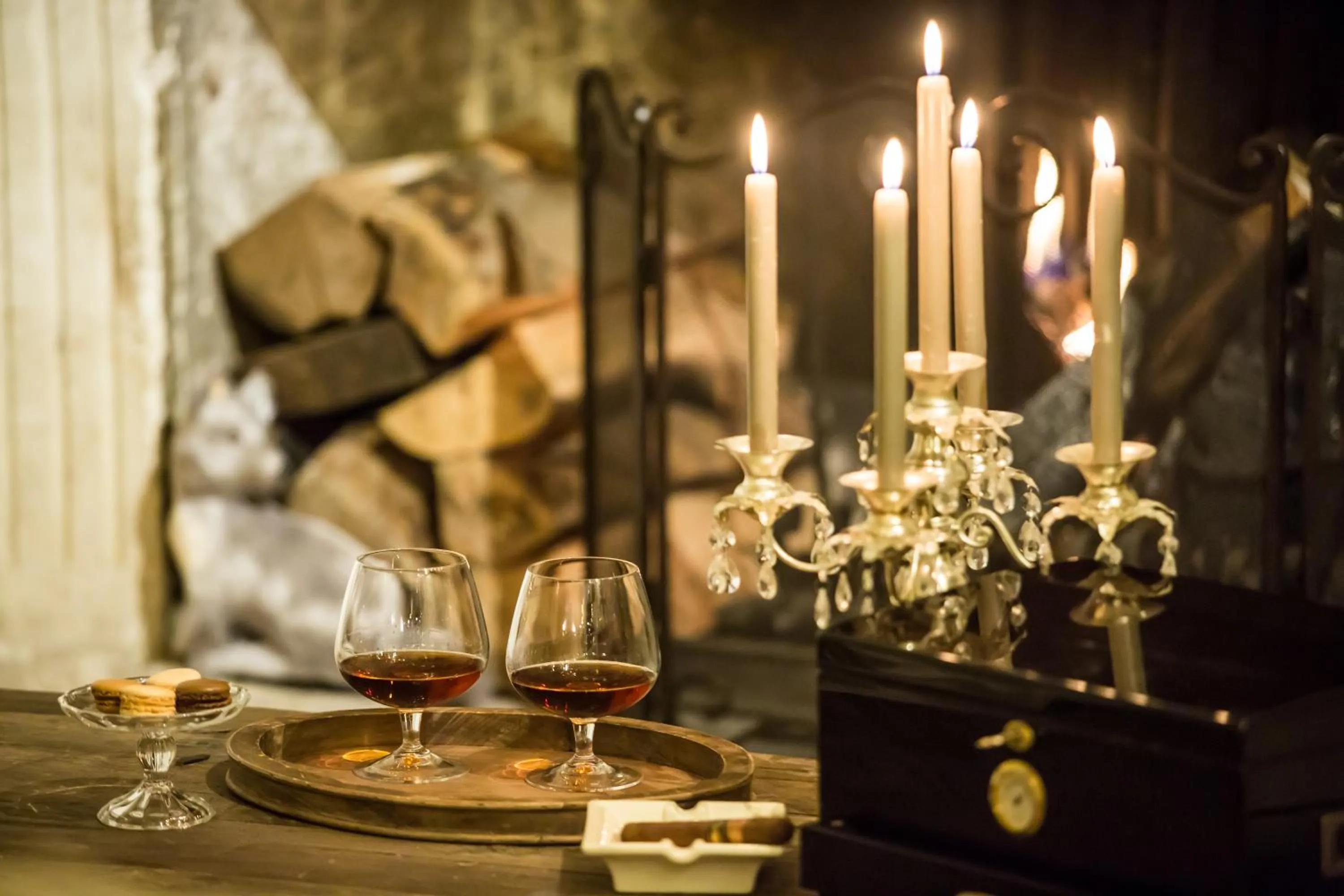 fireplace in La Regalido