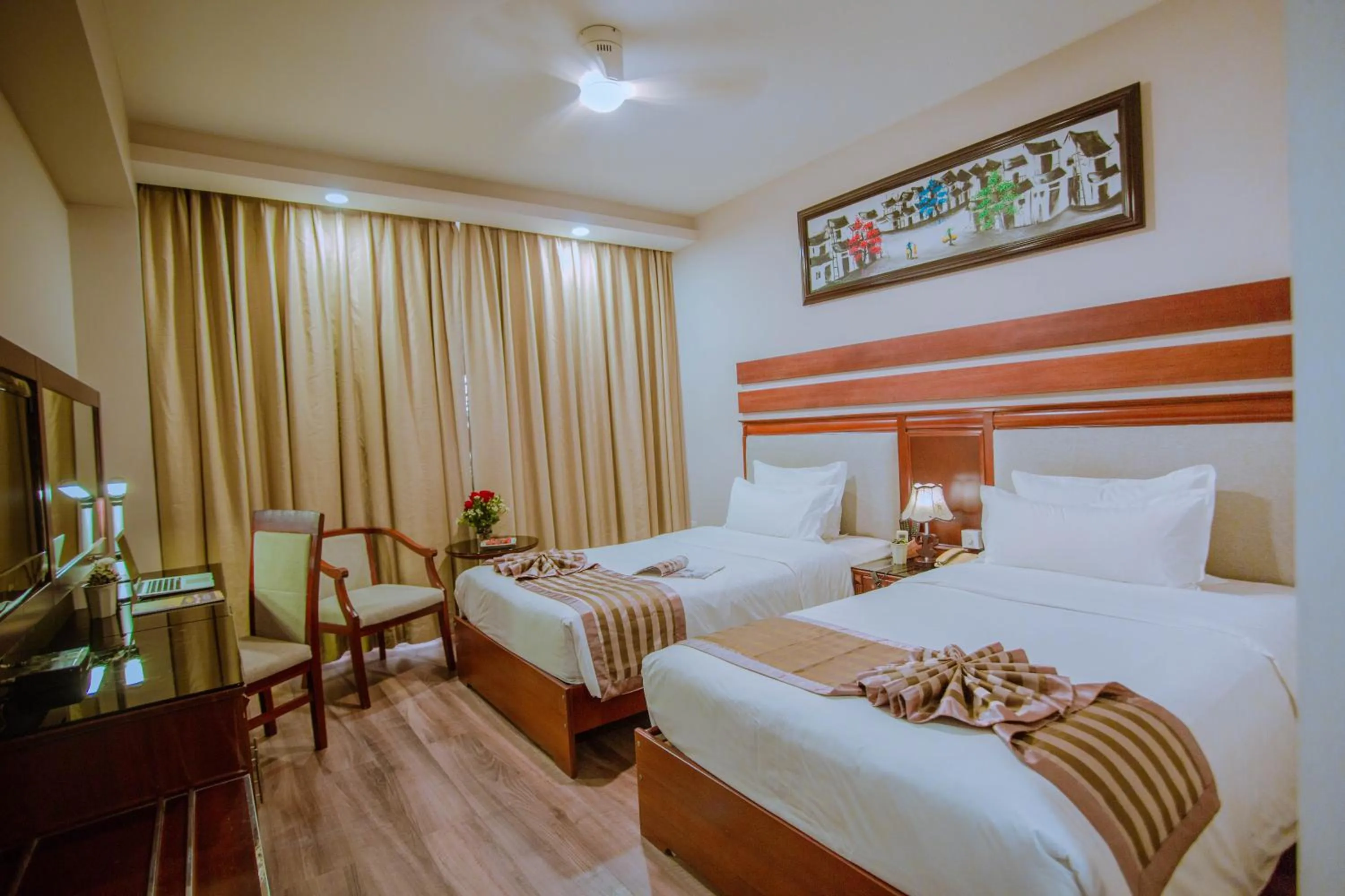 Photo of the whole room, Bed in Minh Toan Athena Hotel