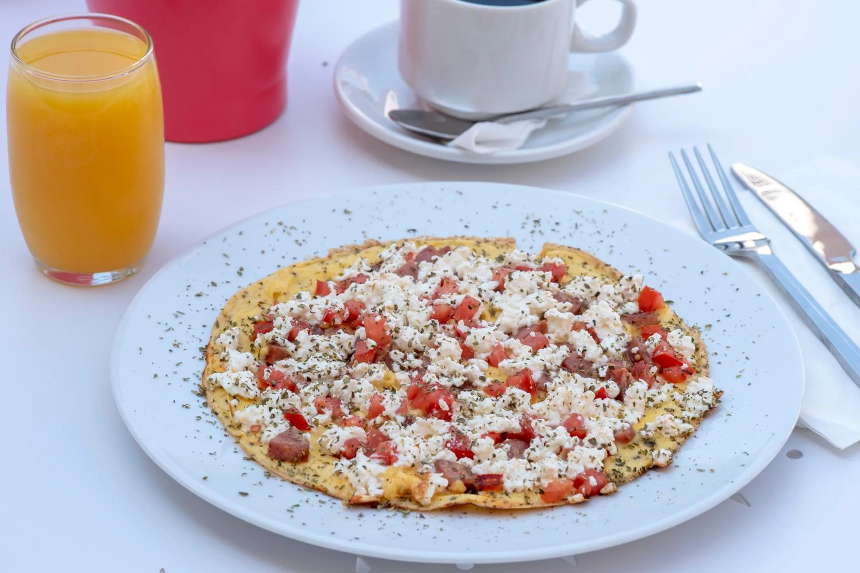 Breakfast in Athens Market Portrait