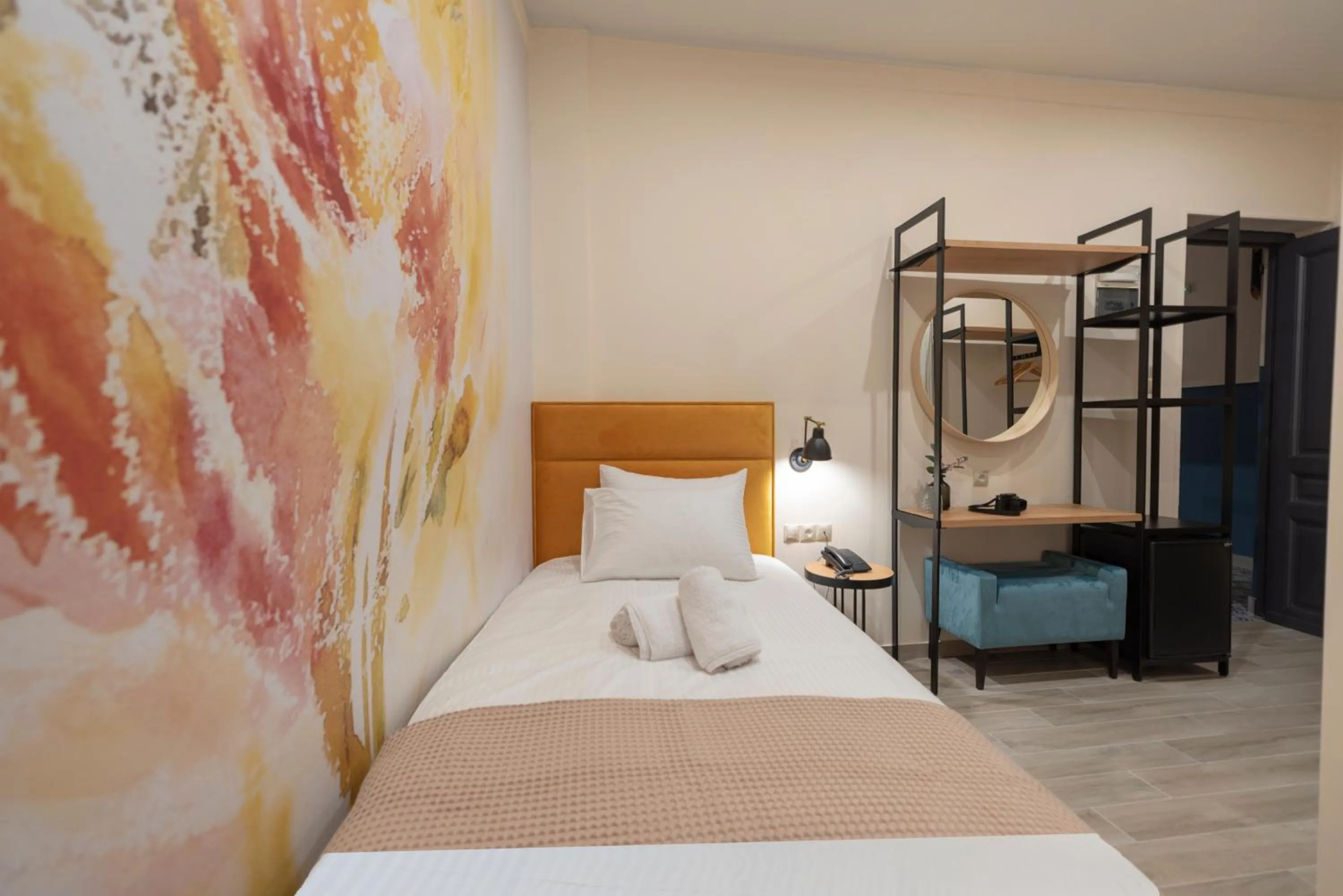 Bed in Athens Market Portrait