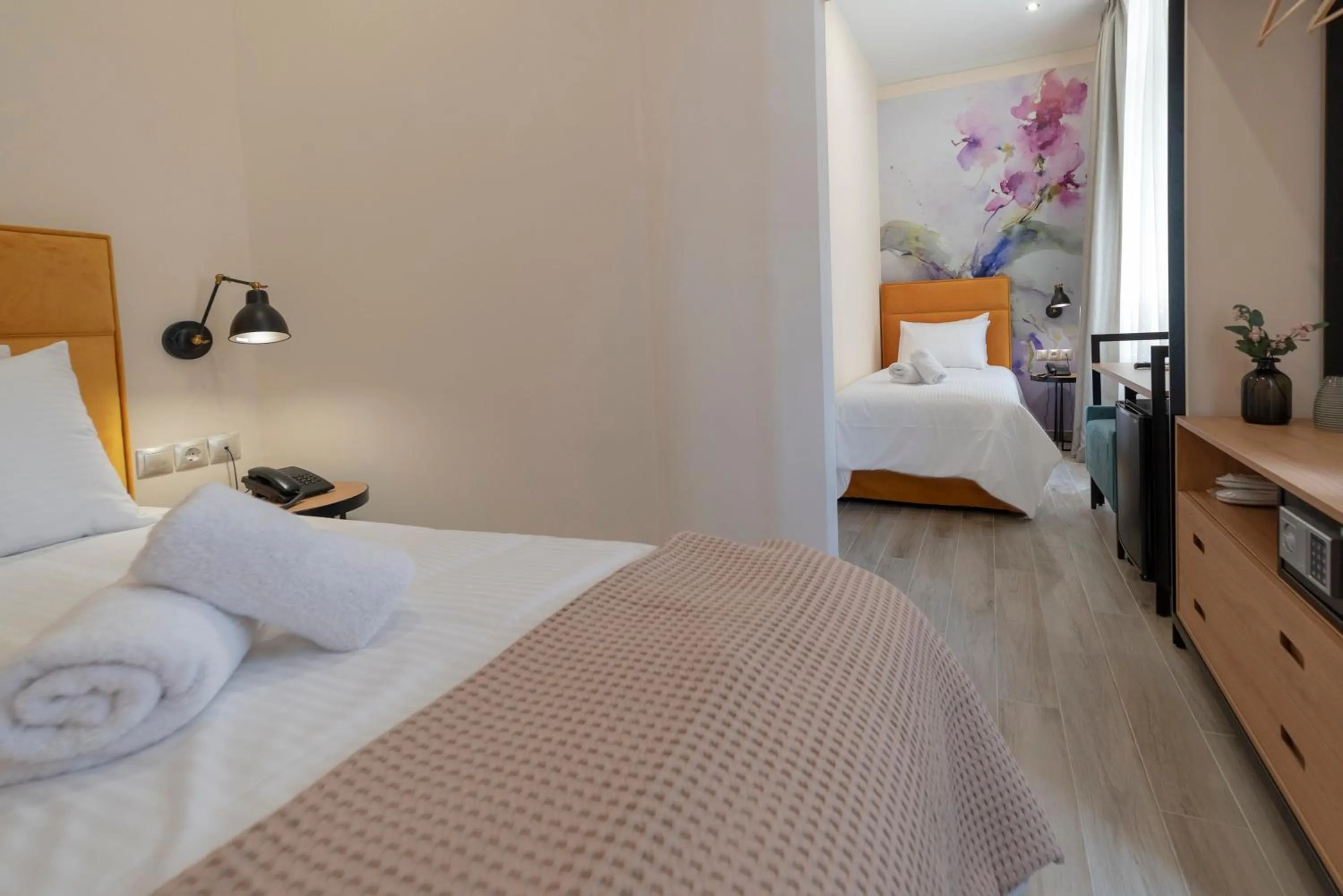 Bed in Athens Market Portrait