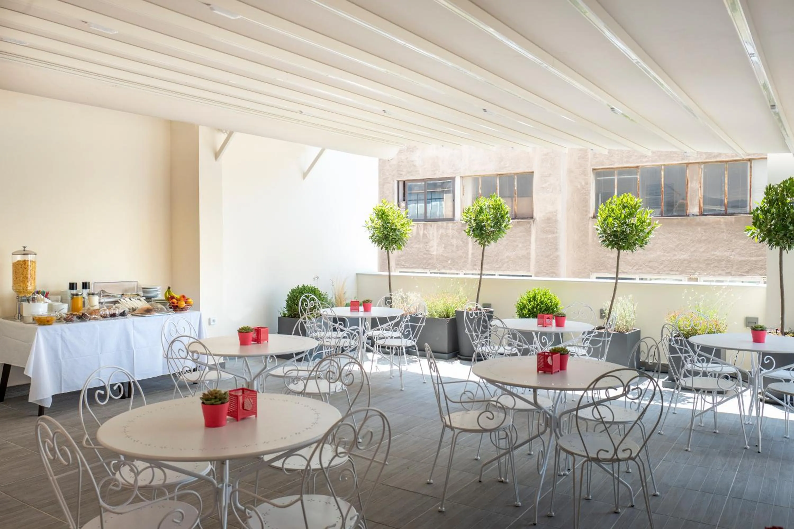 Patio in Athens Market Portrait