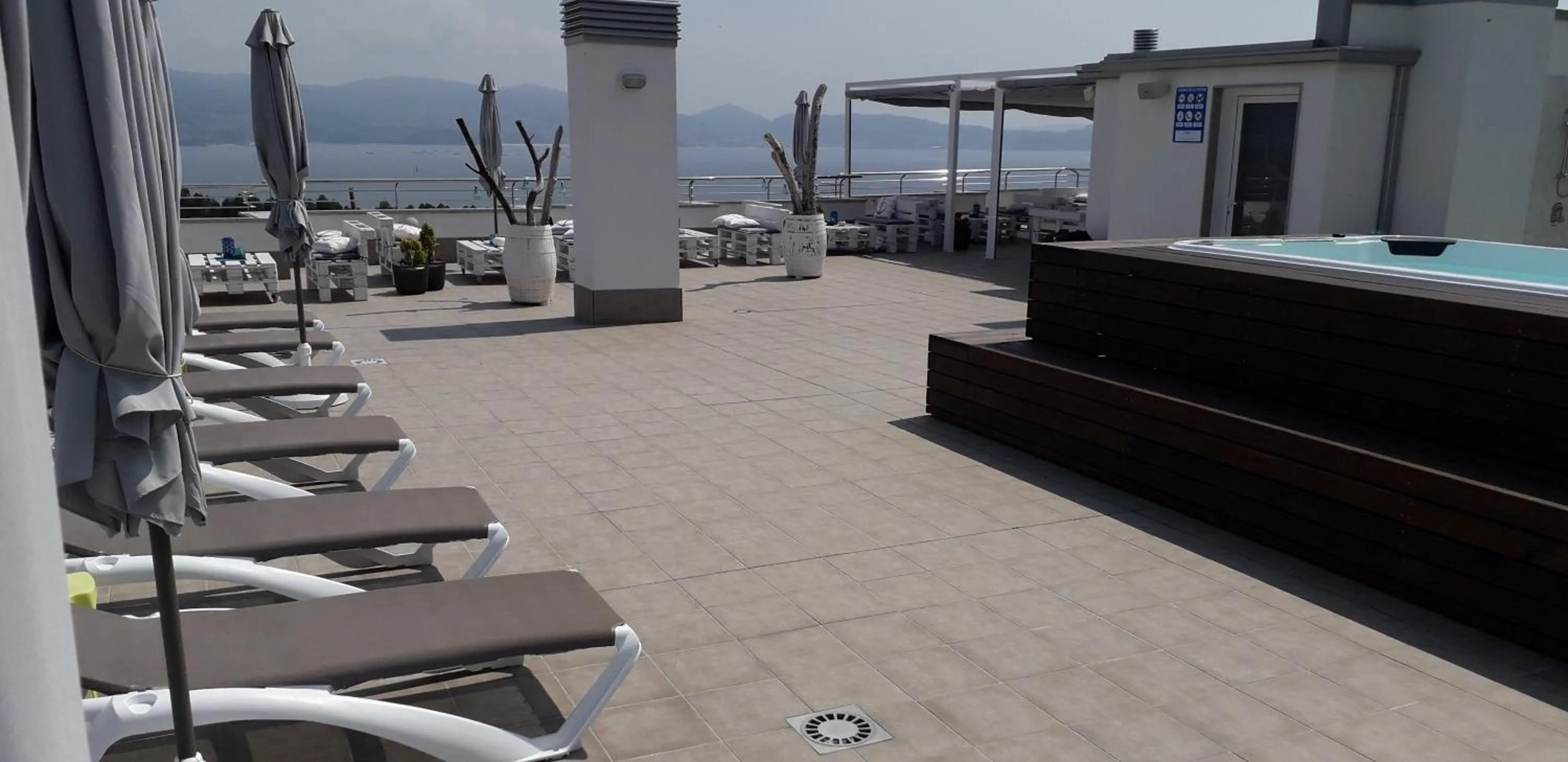 Balcony/Terrace in Hotel Ancora SANXENXO