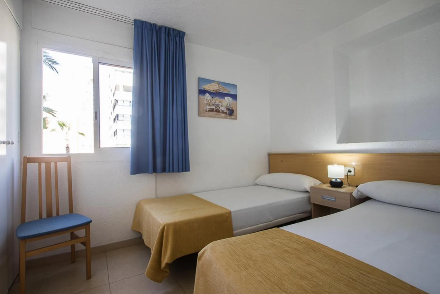 Bed in Apartamentos Torre Yago