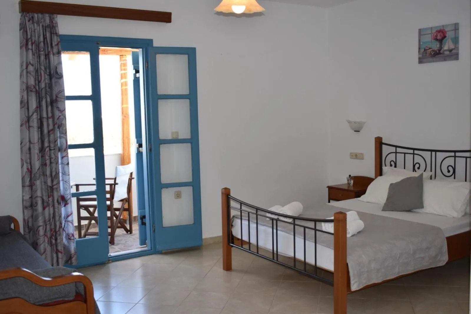 Bed in Asterias Studios