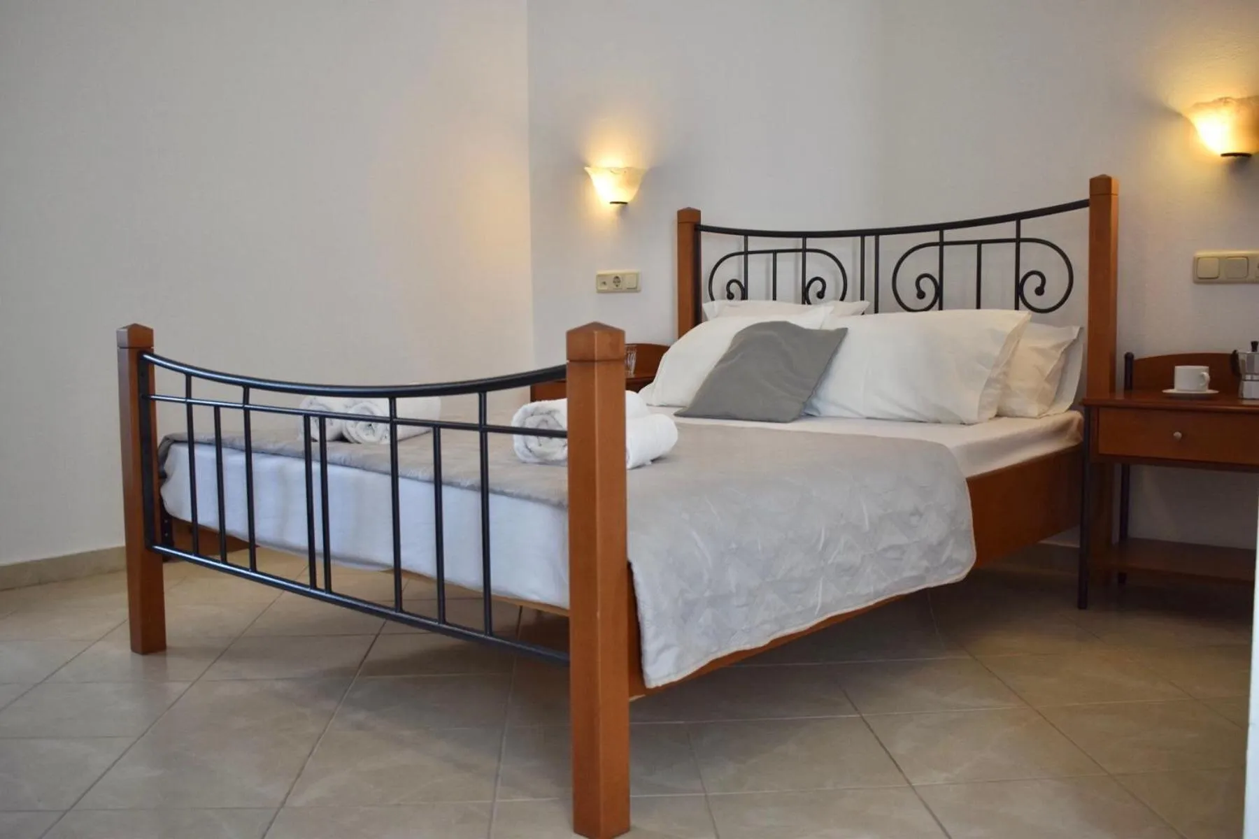 Bed in Asterias Studios