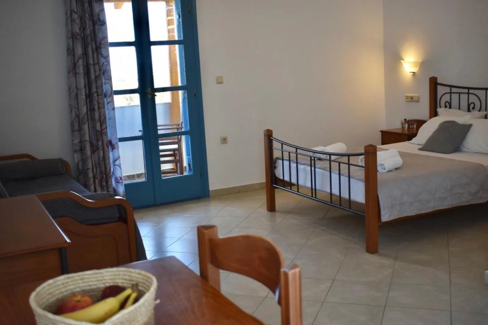 Bed in Asterias Studios