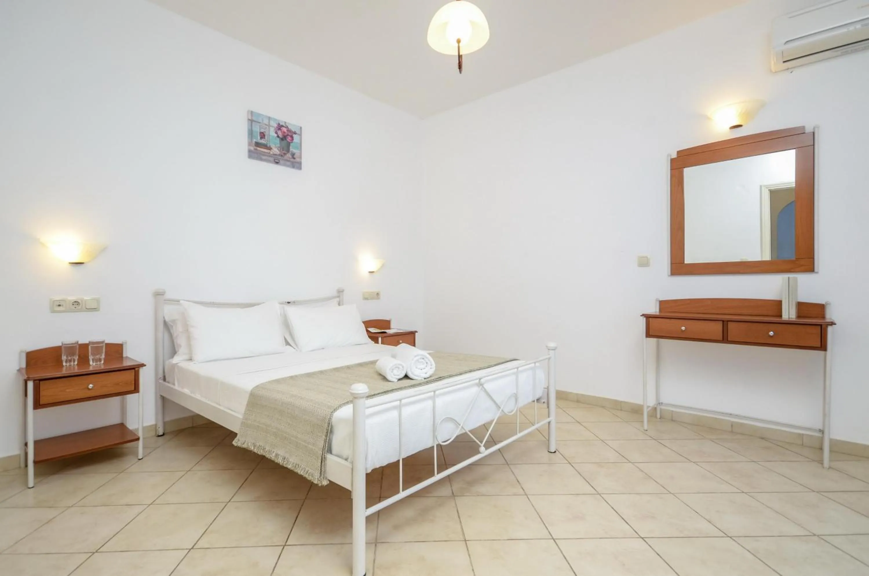 Bed in Asterias Studios