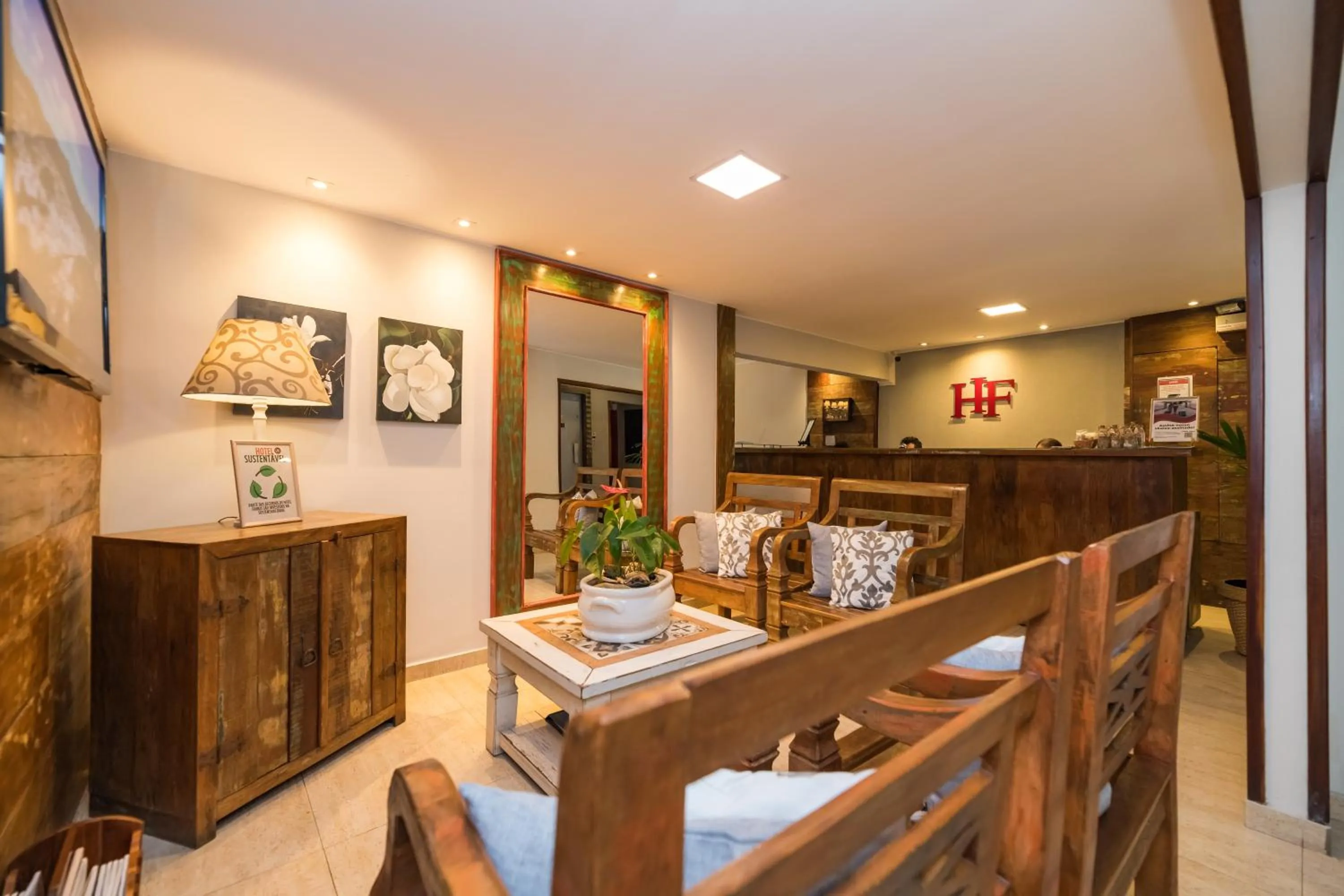 Lobby or reception in Hotel Fabris