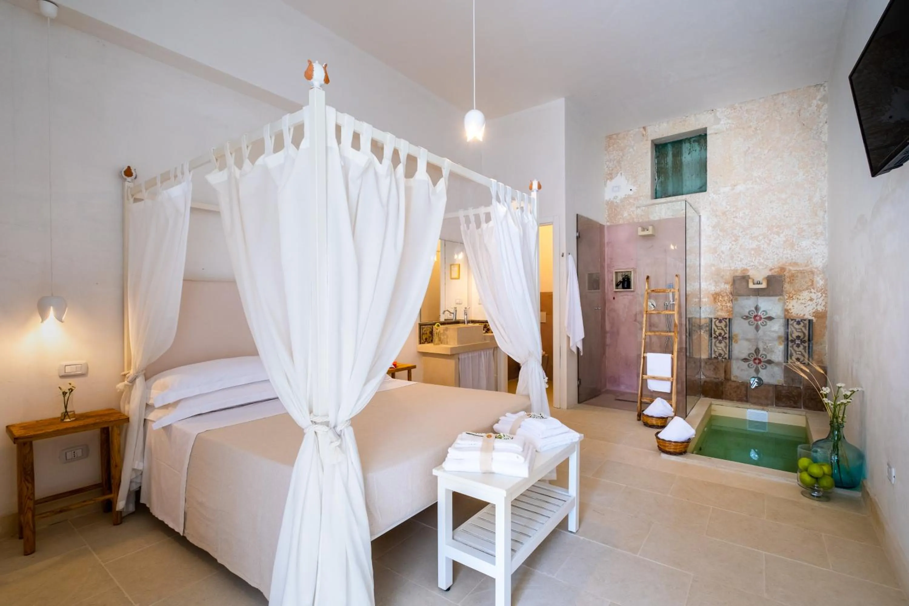 Bedroom, Bed in Masseria Rauccio