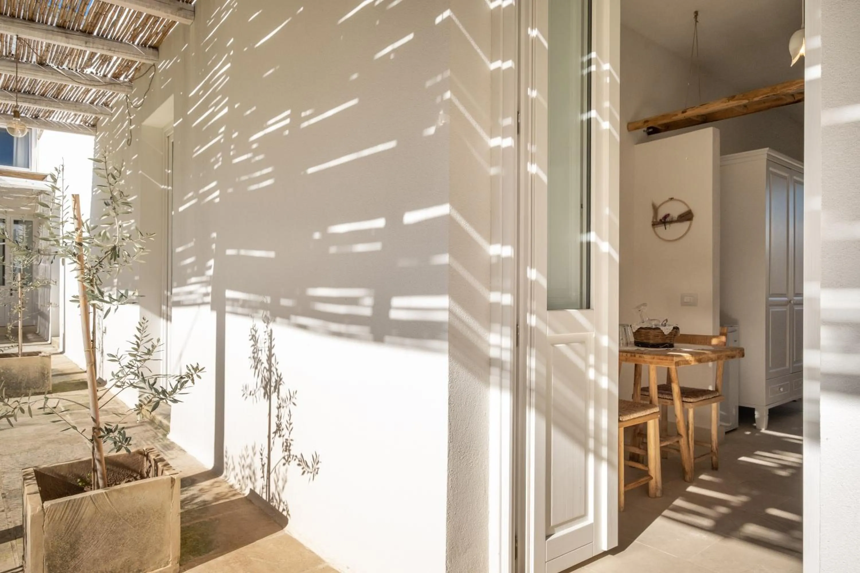 Facade/entrance in Masseria Rauccio