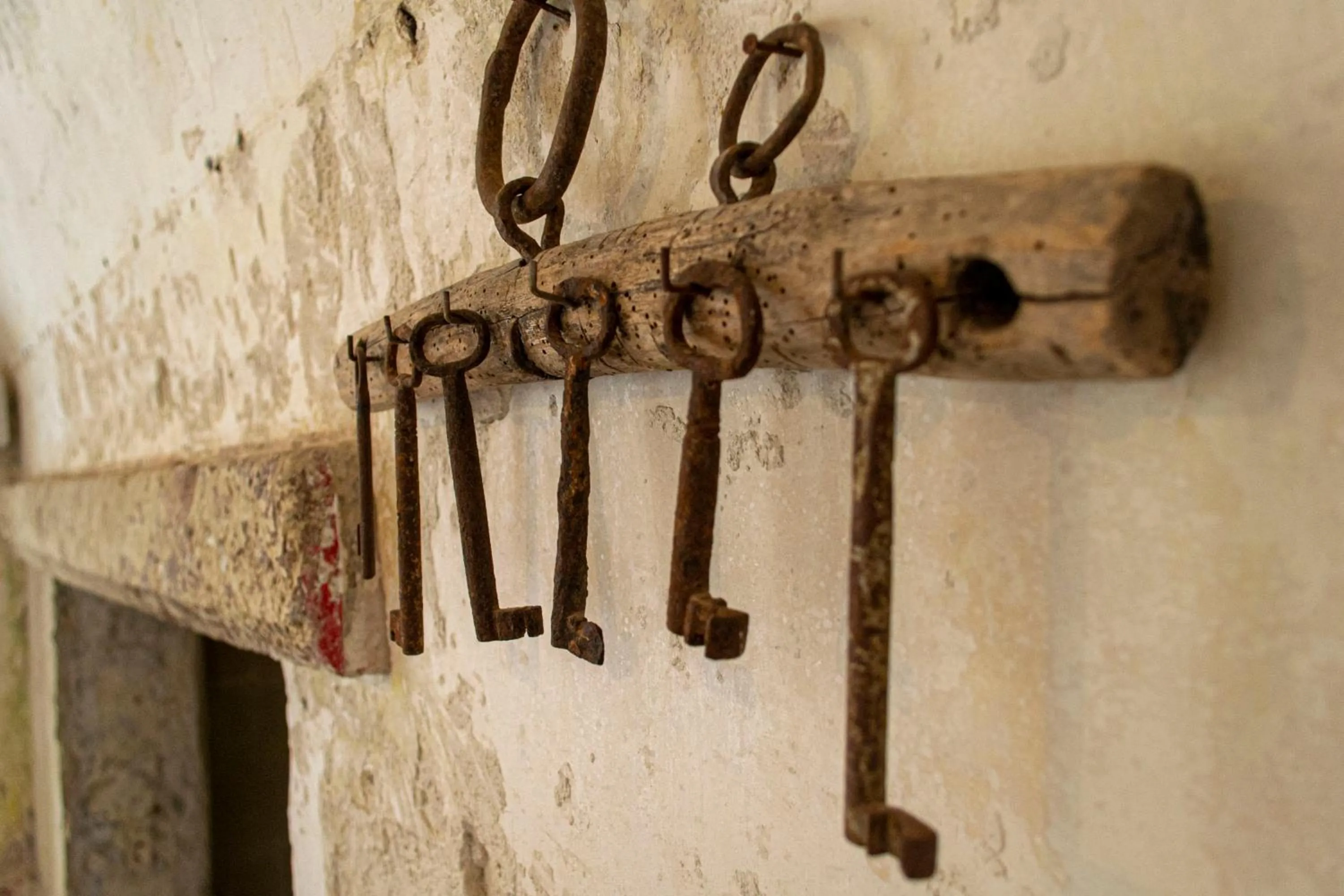 Decorative detail in Masseria Rauccio