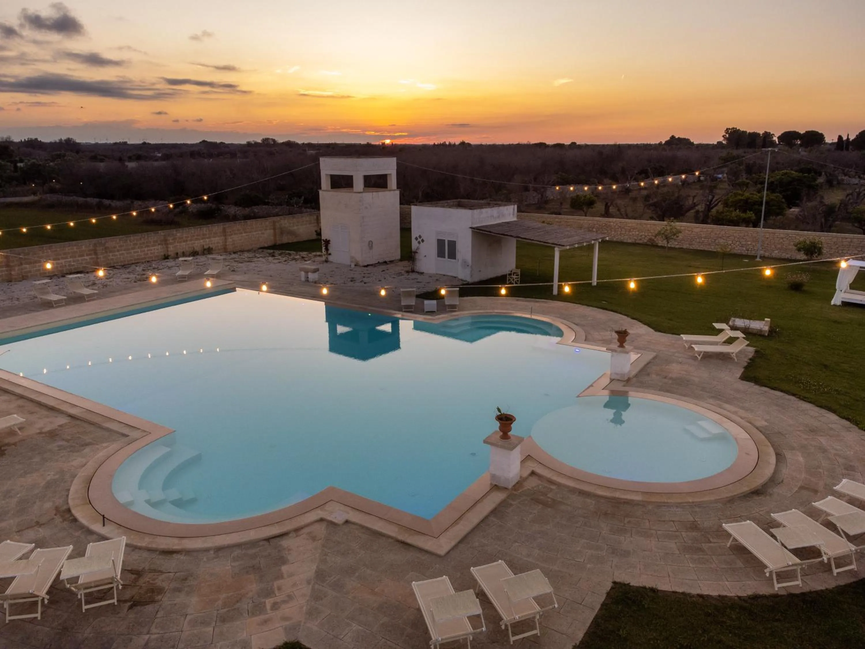 Swimming pool in Masseria Rauccio