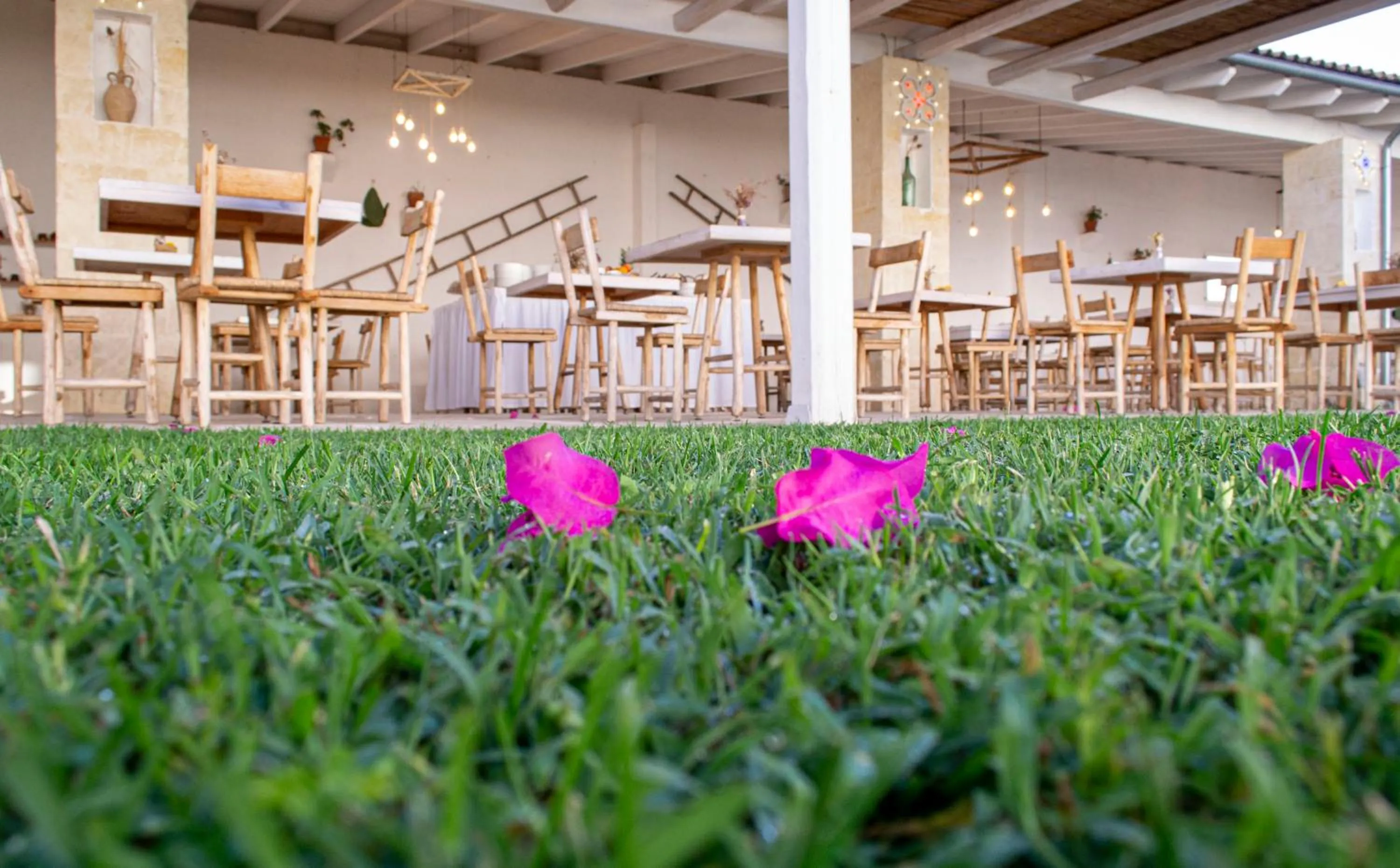 Decorative detail in Masseria Rauccio
