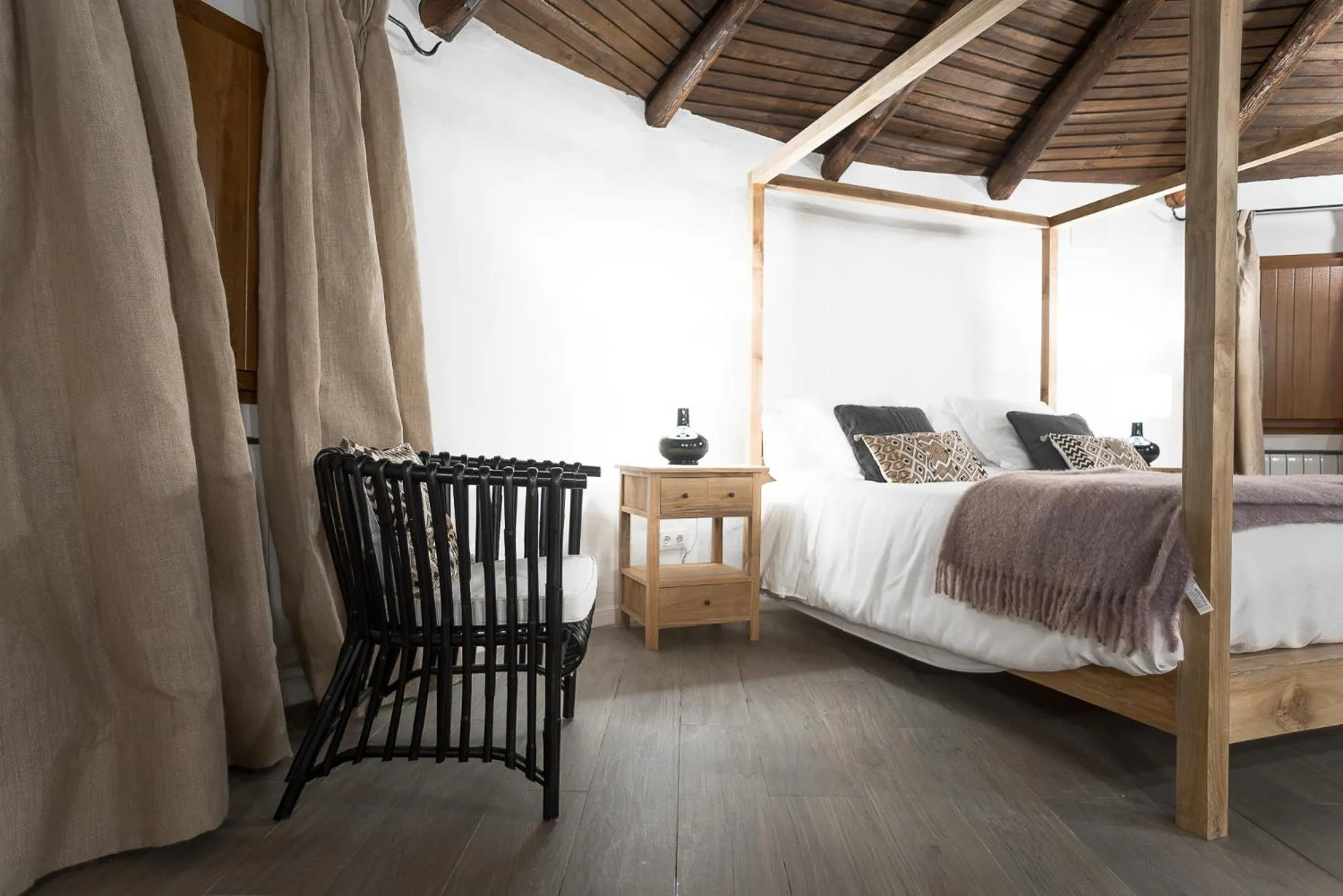 Bed in Hotel Rural Las Tejuelas