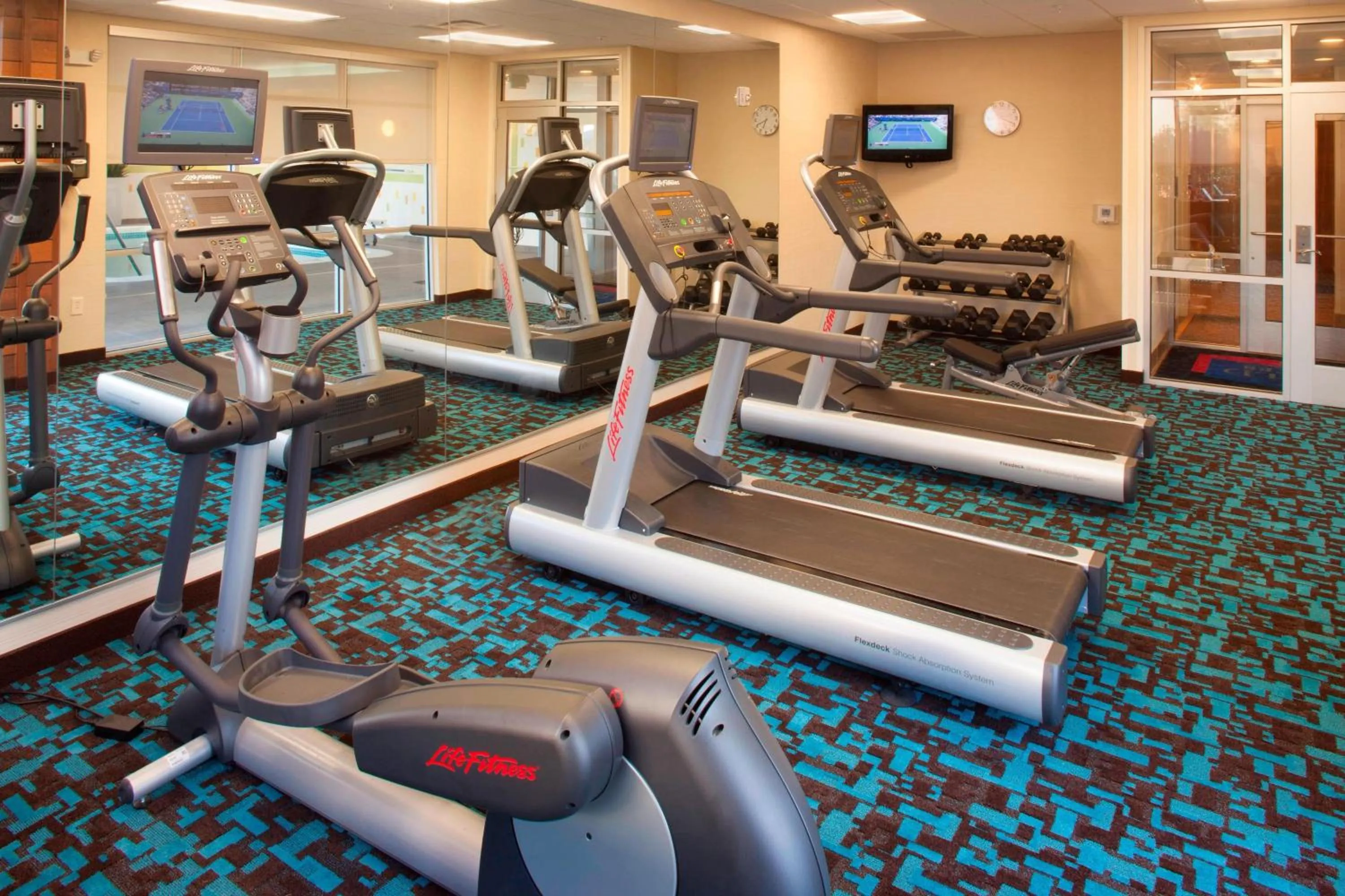Fitness centre/facilities in Fairfield Inn & Suites by Marriott Atlanta Gwinnett Place