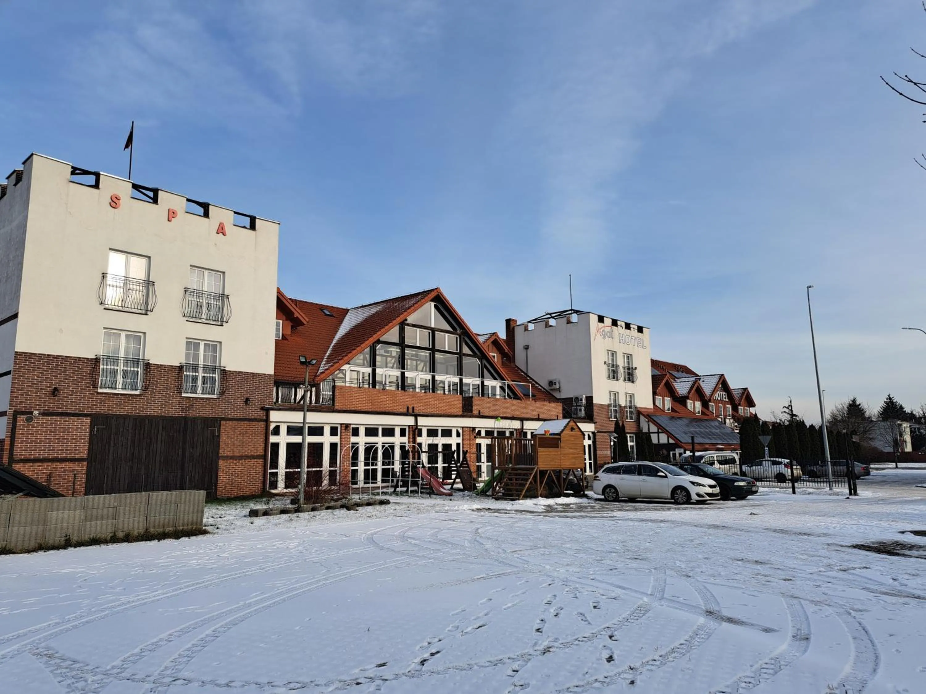 Property building in Hotel Agat & SPA