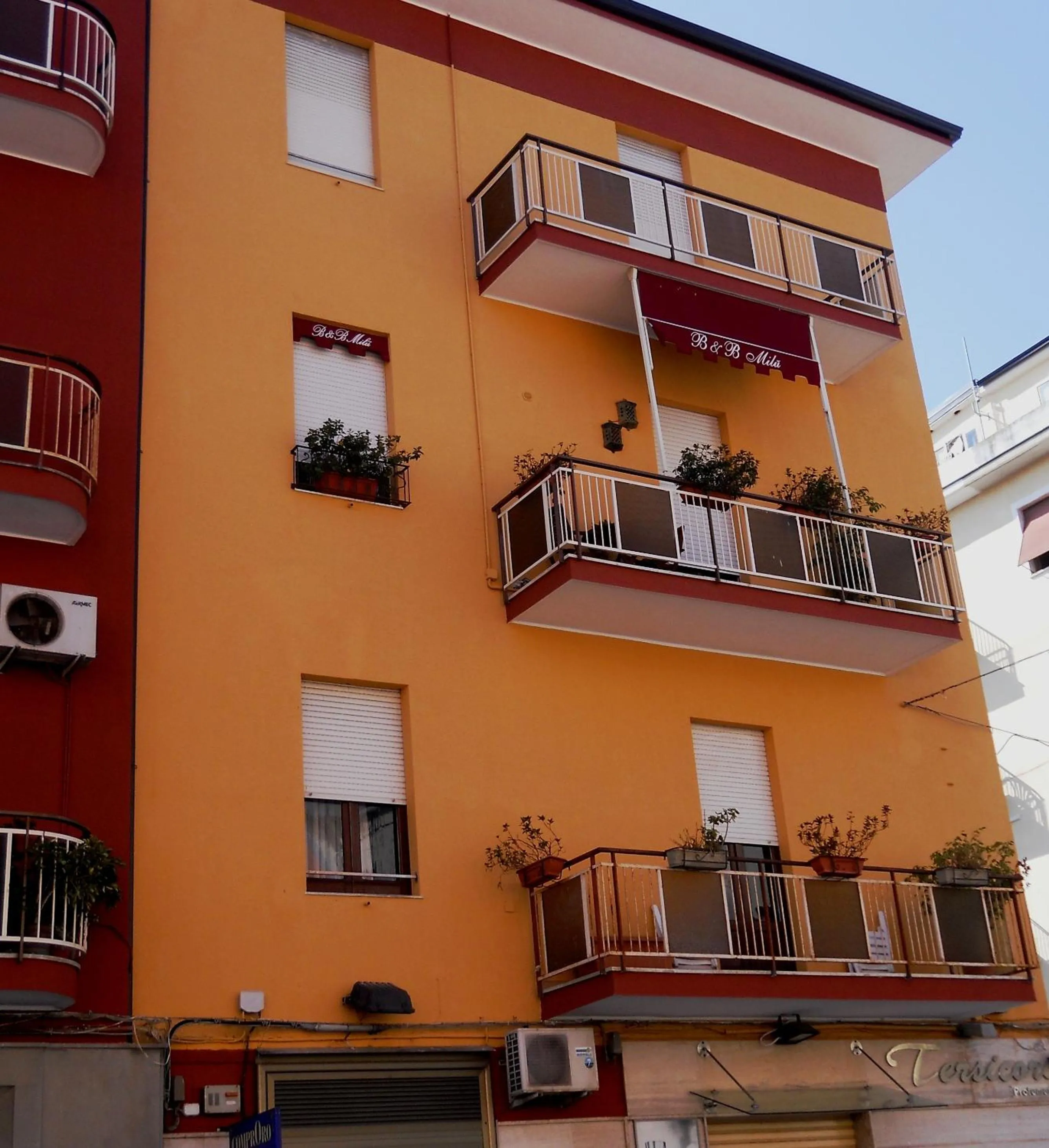 Facade/entrance in B&B Milu'