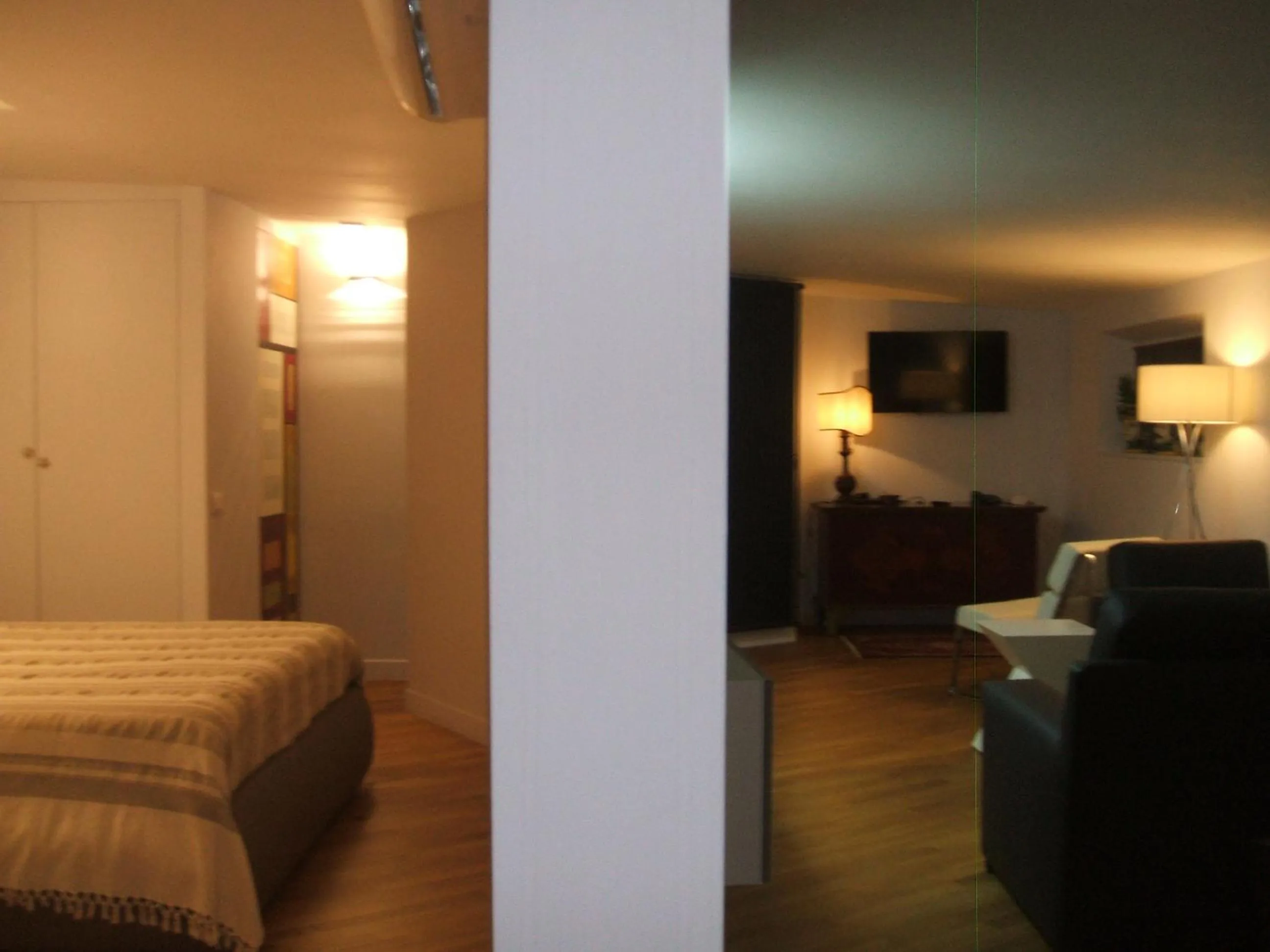 Living room, Bed in B&B Milu'