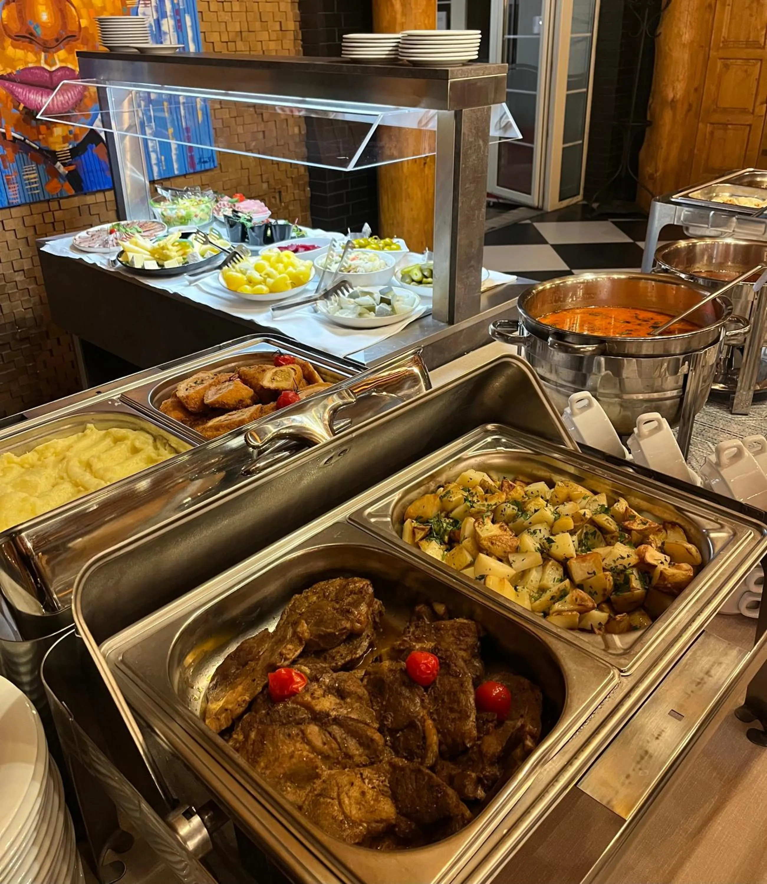 Restaurant/places to eat in Park Hotel Ambrózia