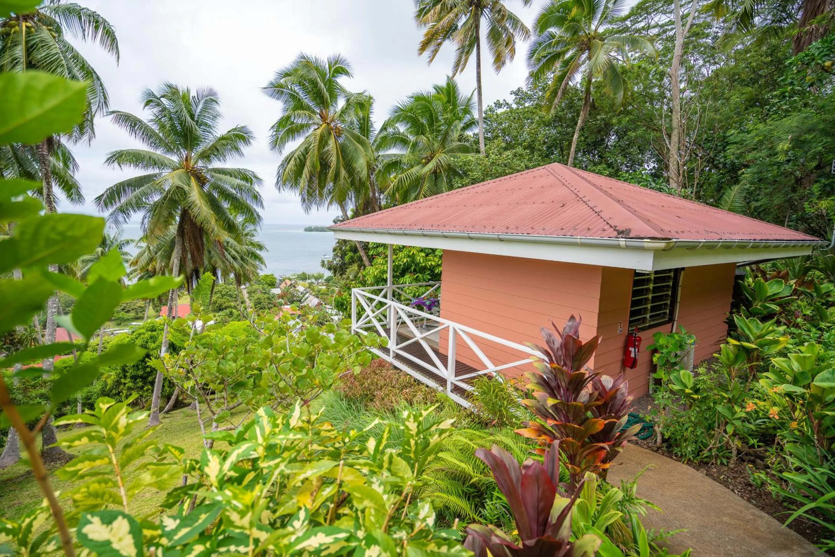 Garden in BORA BORA HOLIDAY'S LODGE