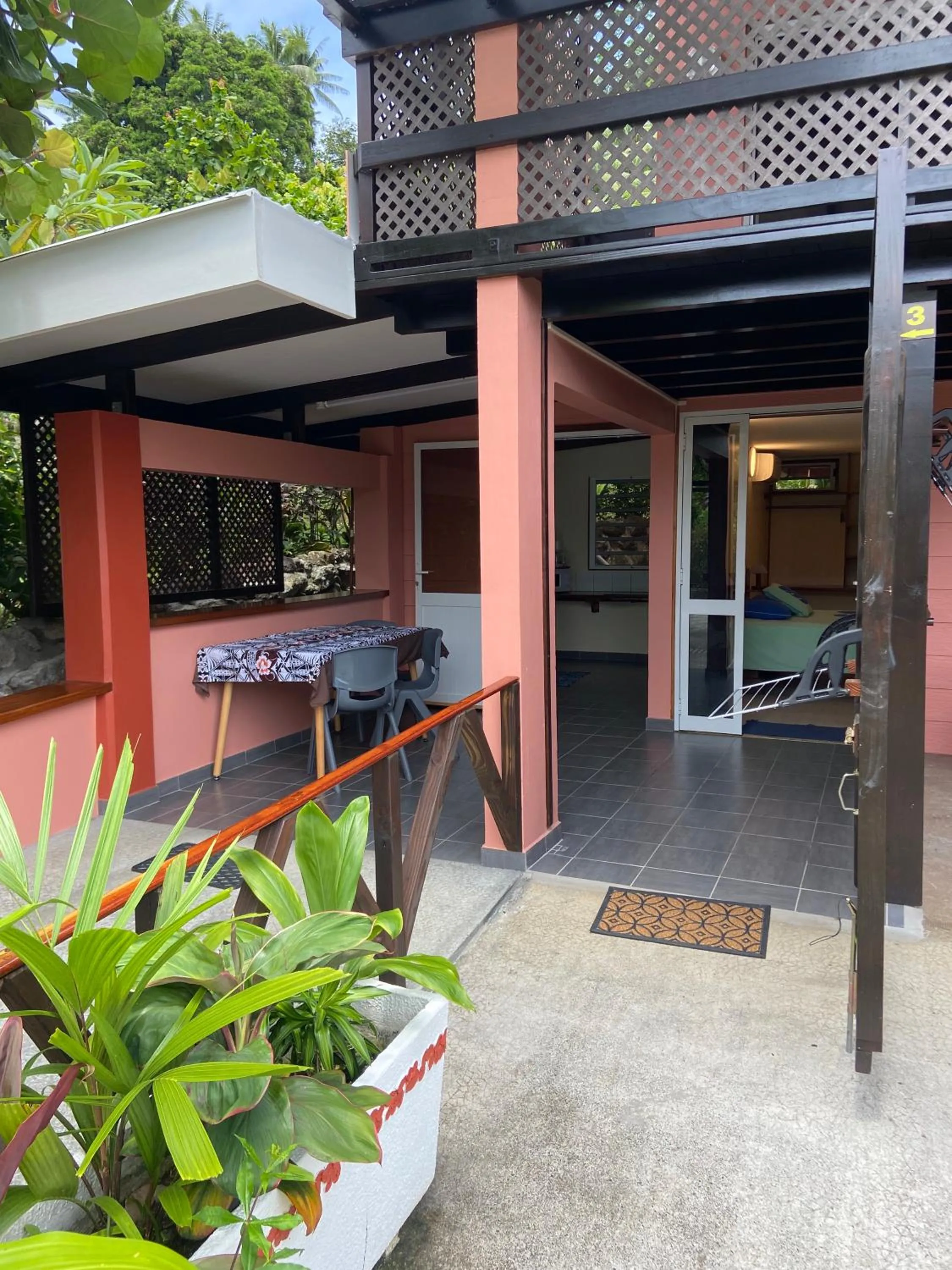 Patio in BORA BORA HOLIDAY'S LODGE