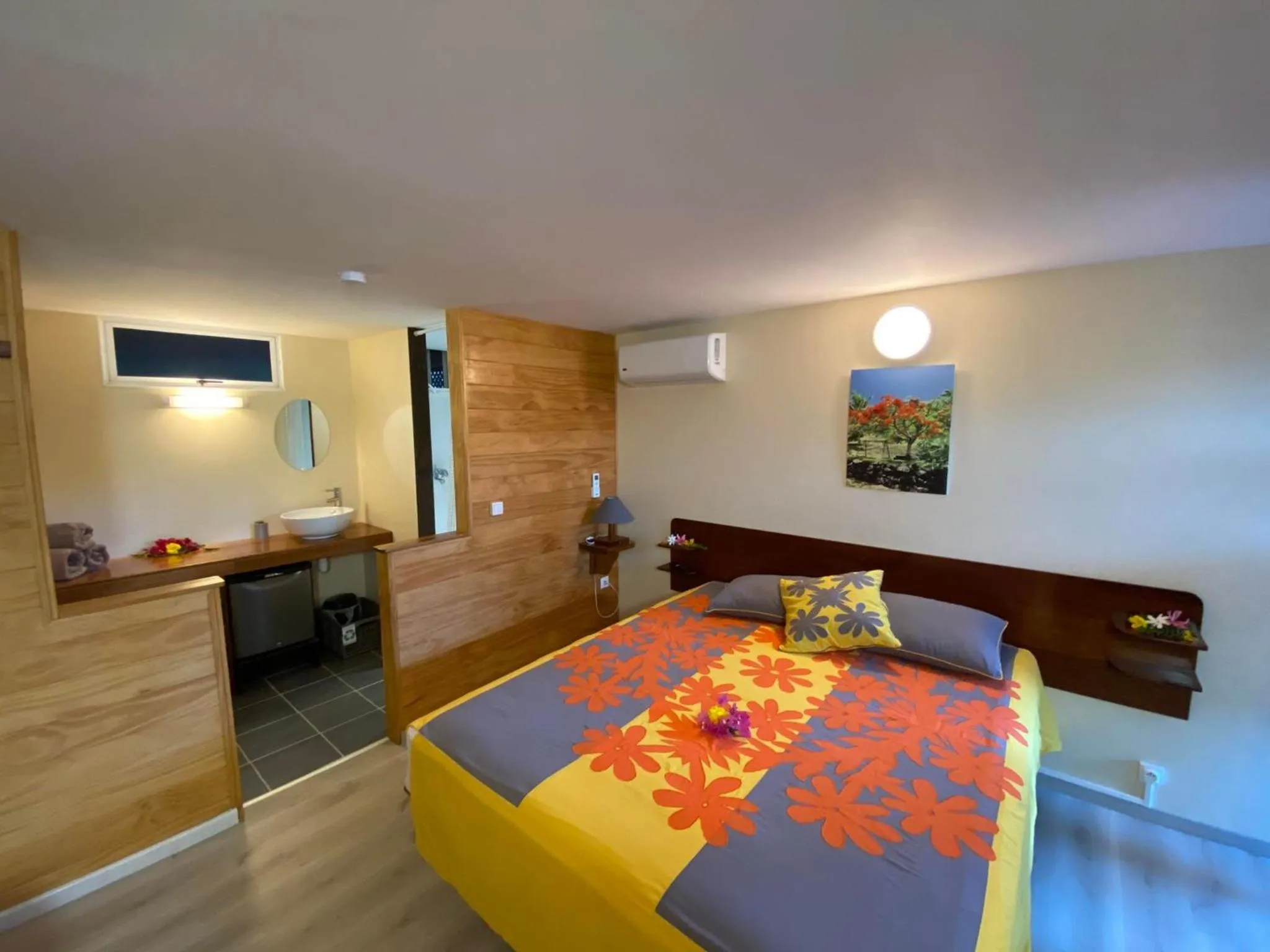 Bed in BORA BORA HOLIDAY'S LODGE