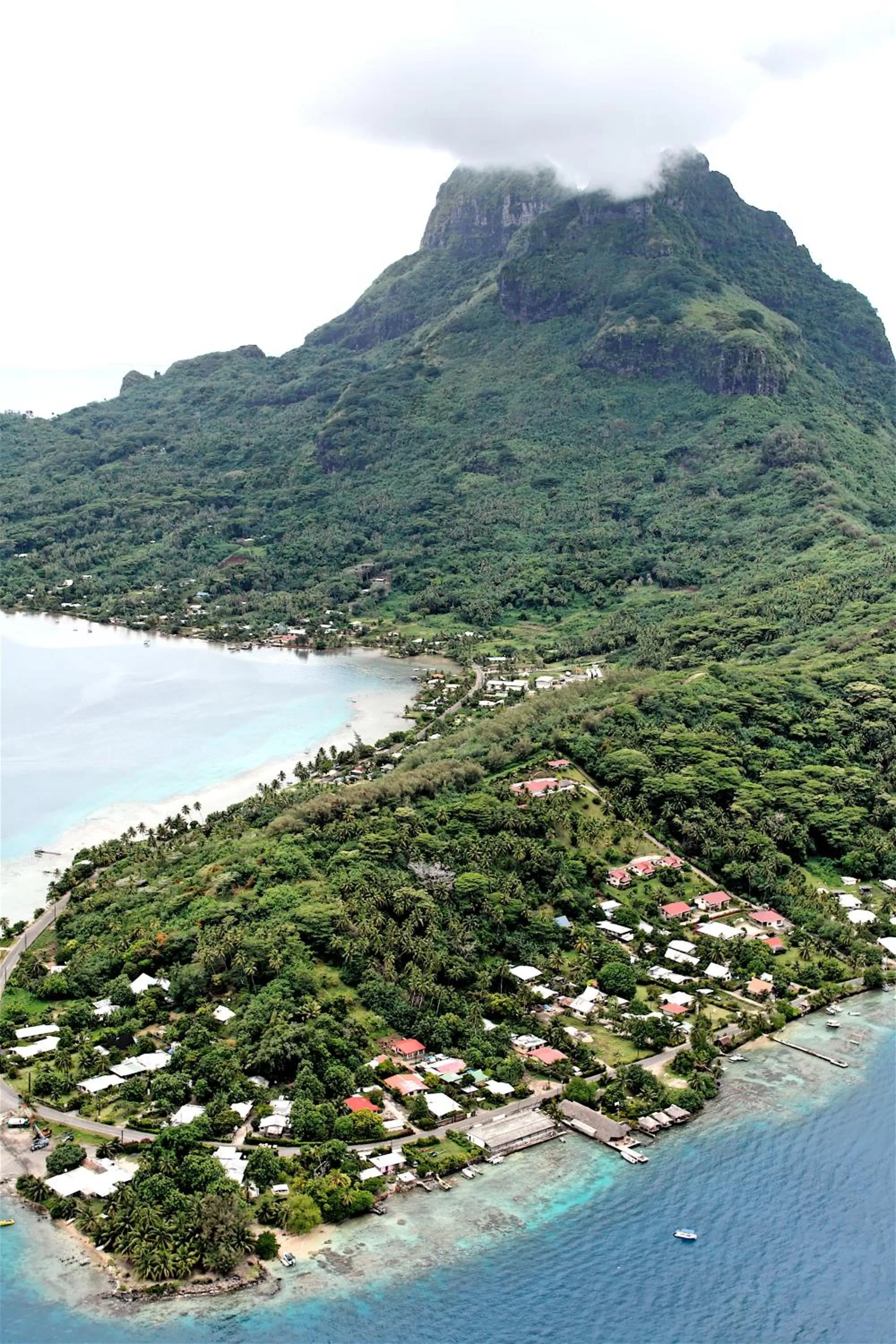 Bird's eye view in BORA BORA HOLIDAY'S LODGE
