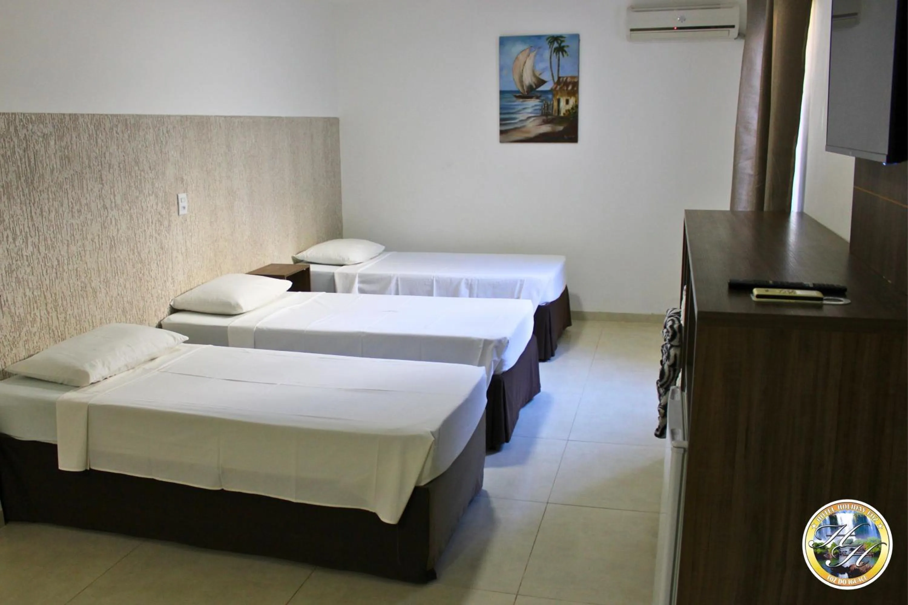 Bed in Hotel Holiday Foz