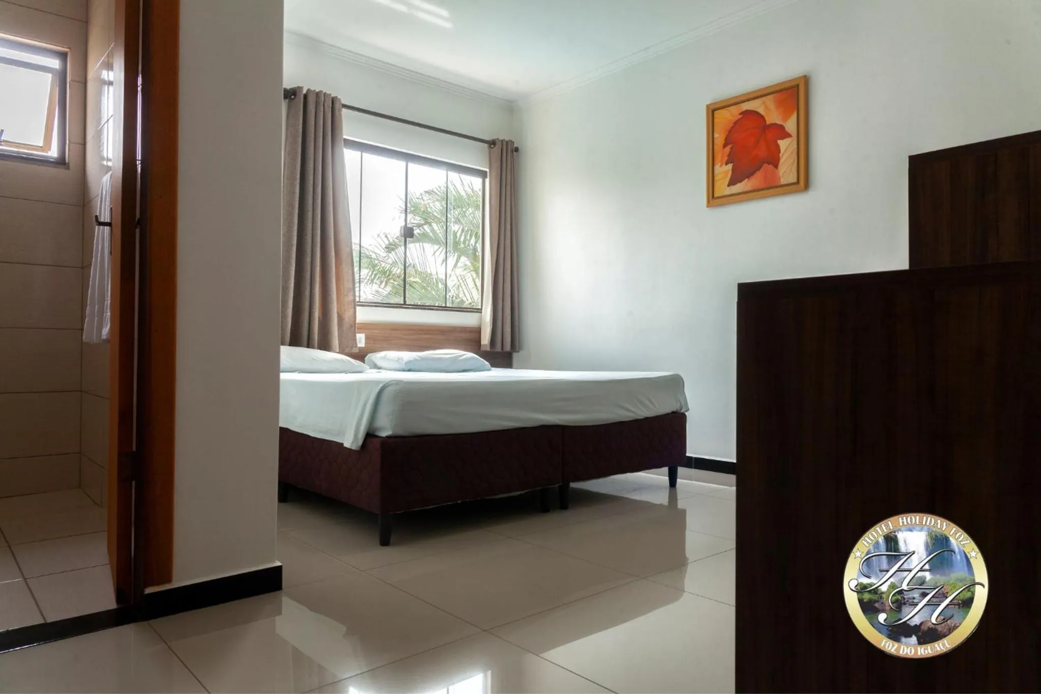 Bed in Hotel Holiday Foz