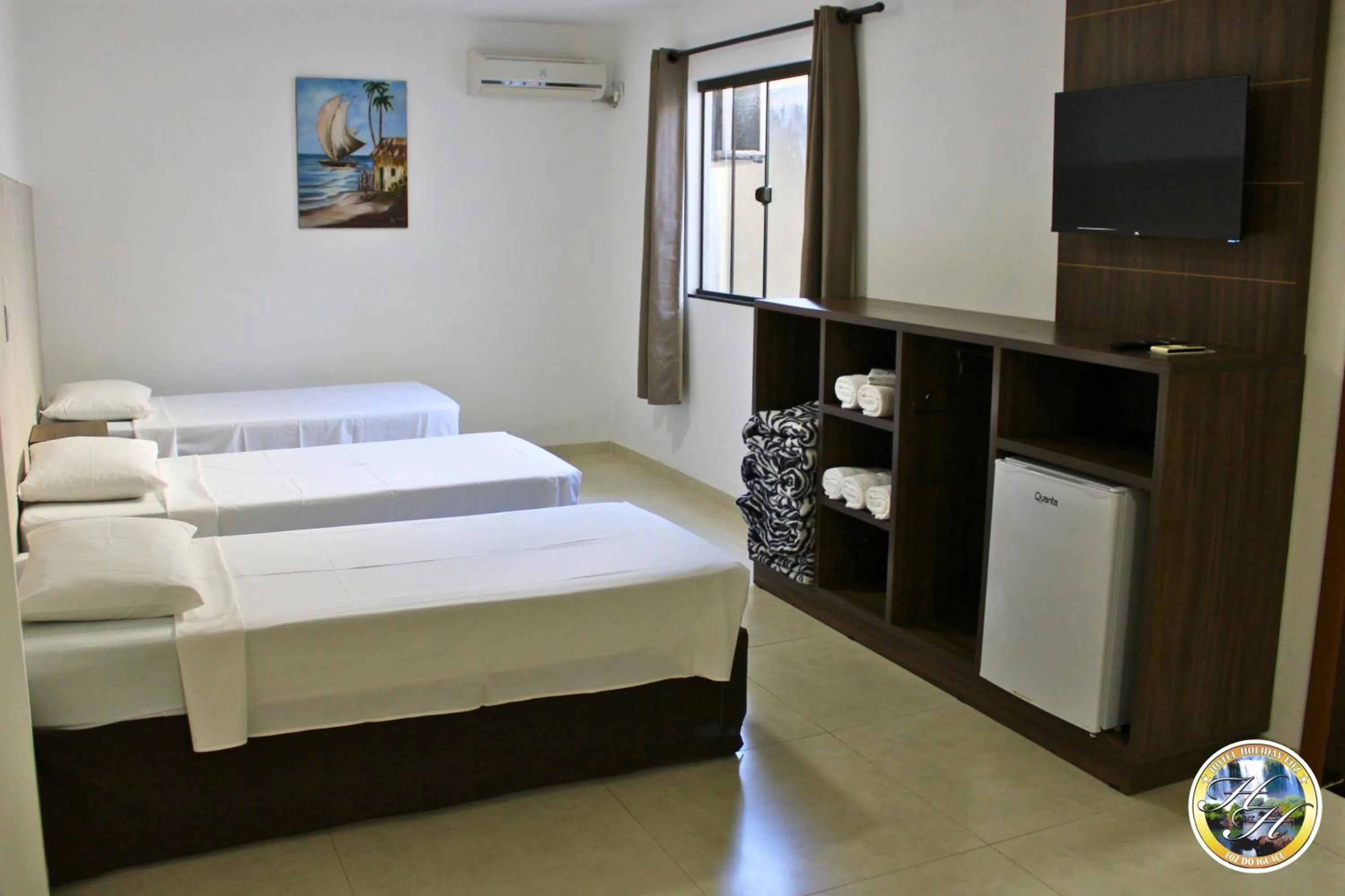 Bed in Hotel Holiday Foz