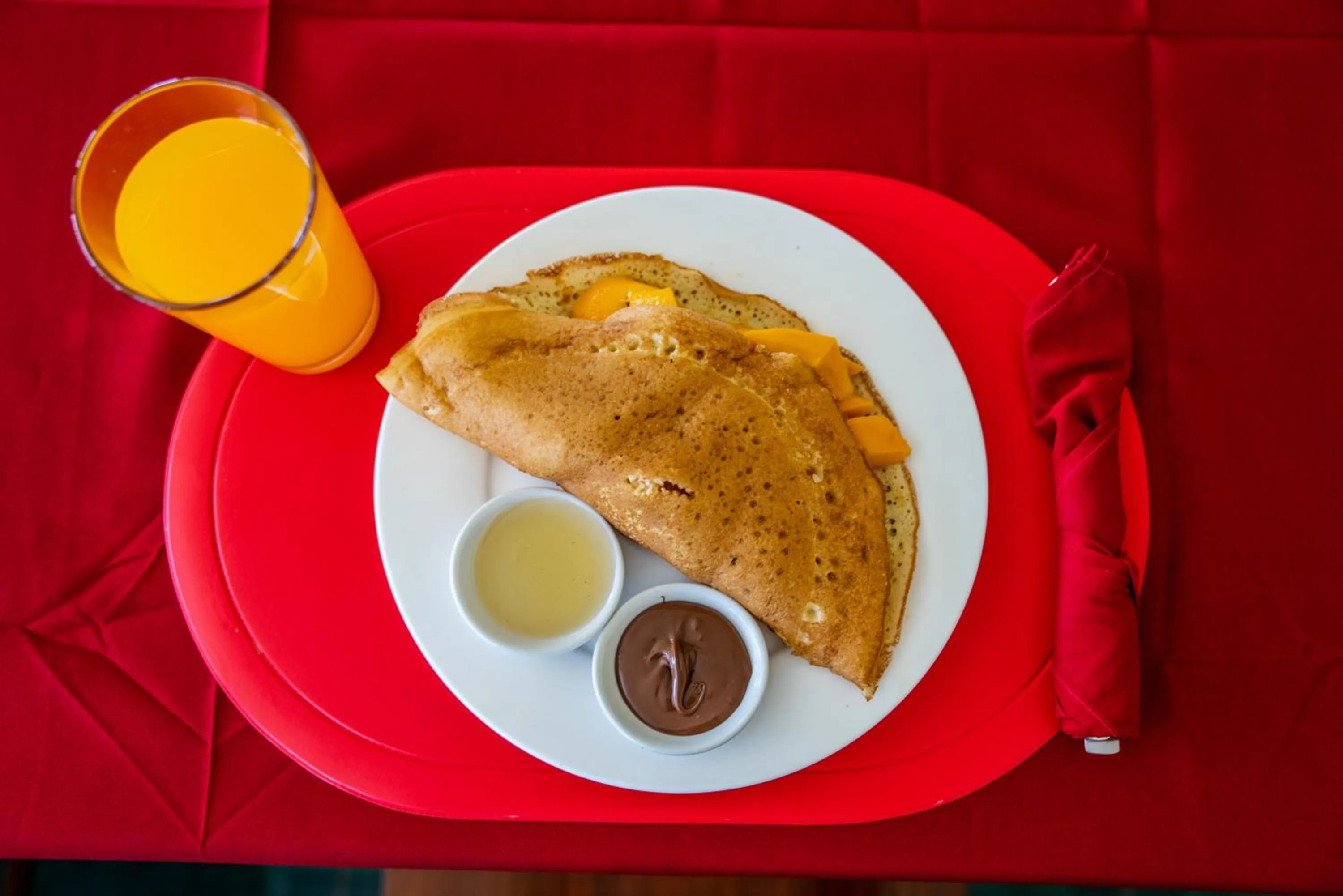 Breakfast in Blue Corals Beach Resort