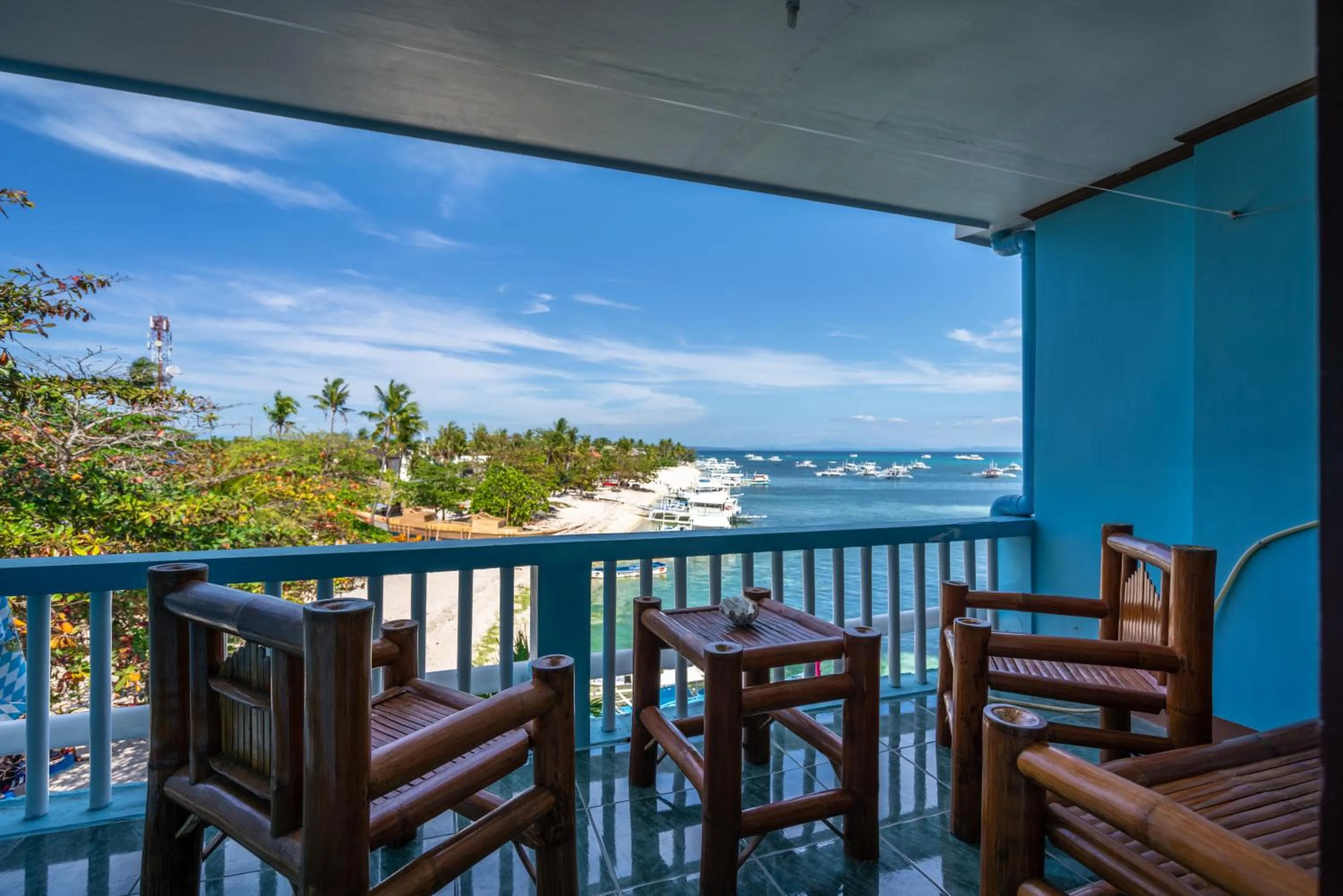Balcony/Terrace in Blue Corals Beach Resort