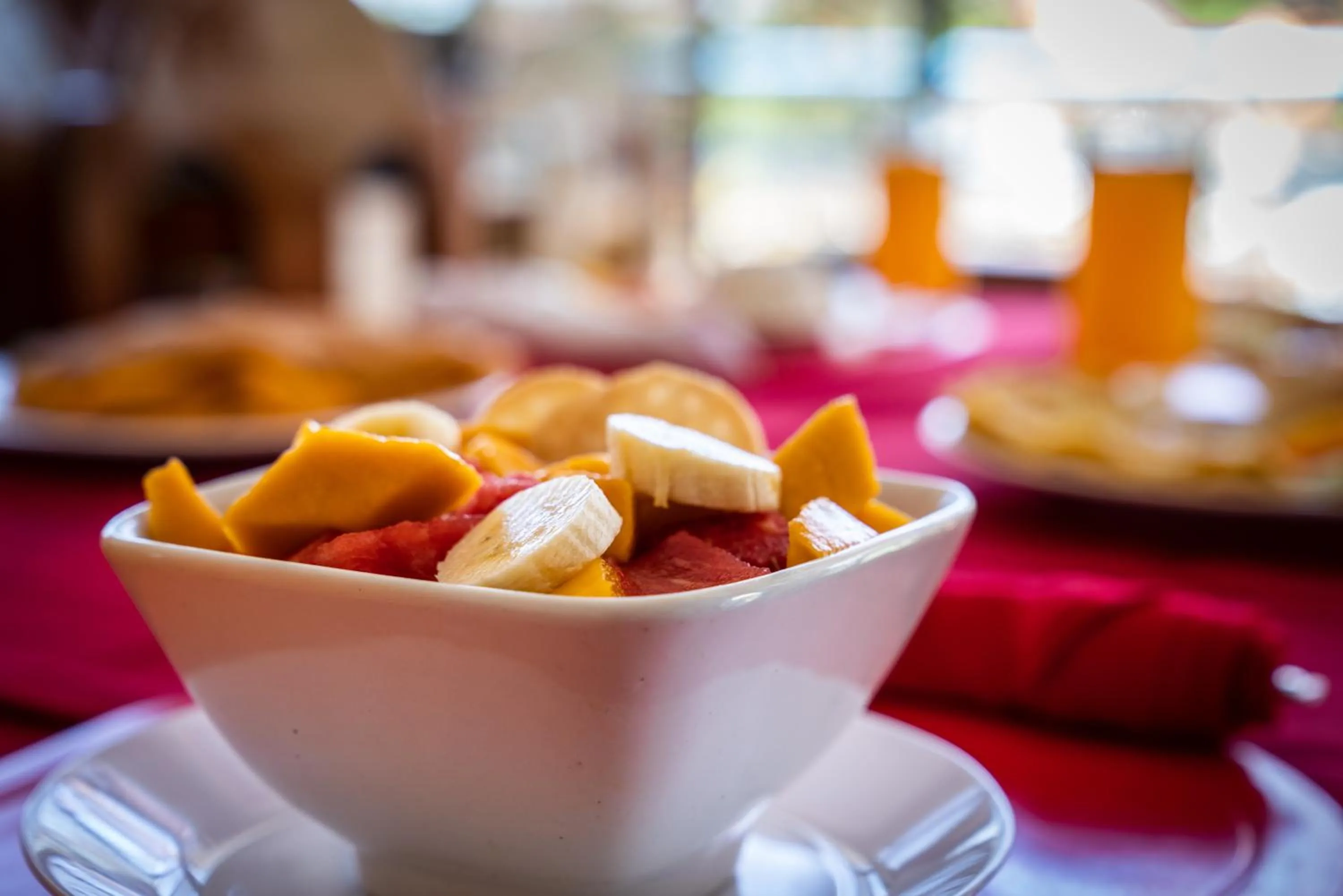 Breakfast in Blue Corals Beach Resort