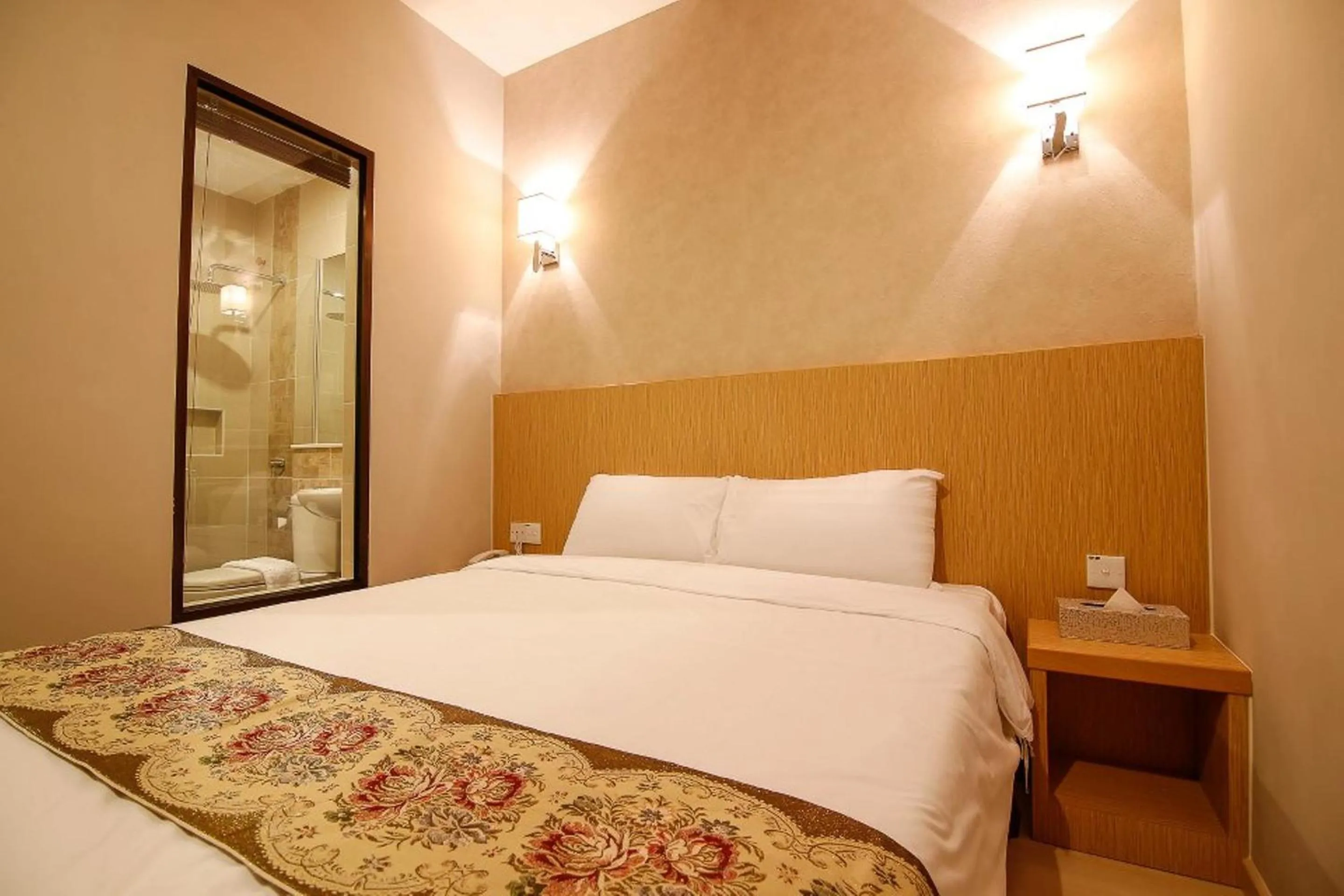 Bed in Art Cottage Hotel