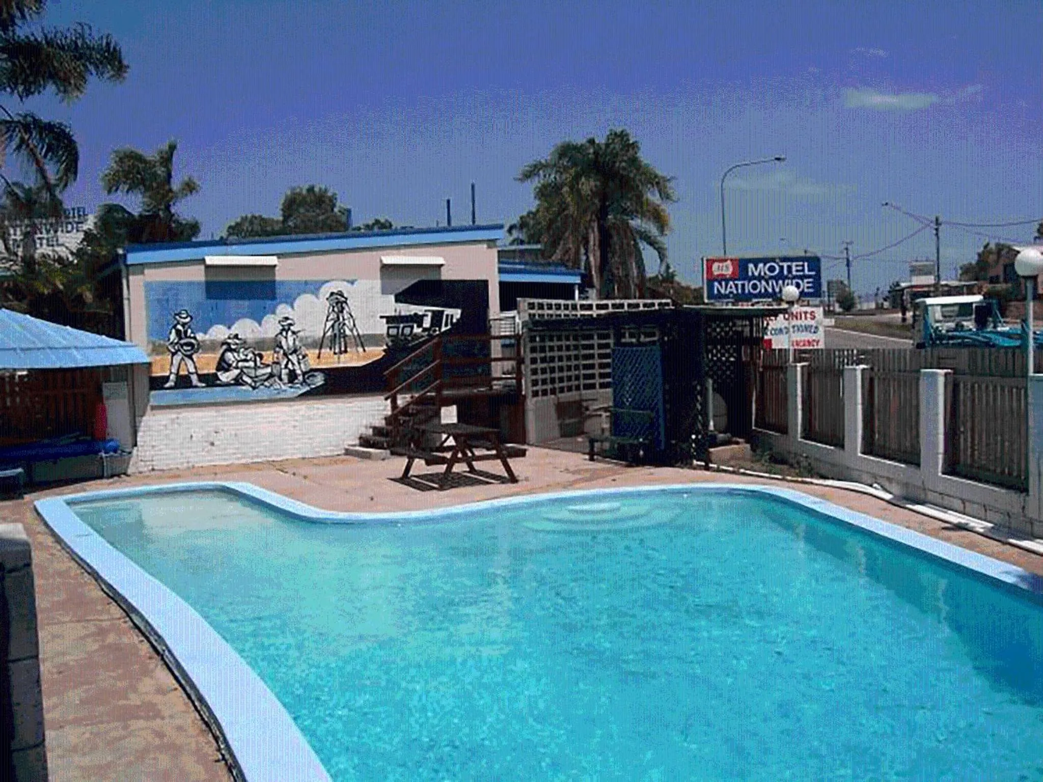 Swimming pool in Nationwide Motel
